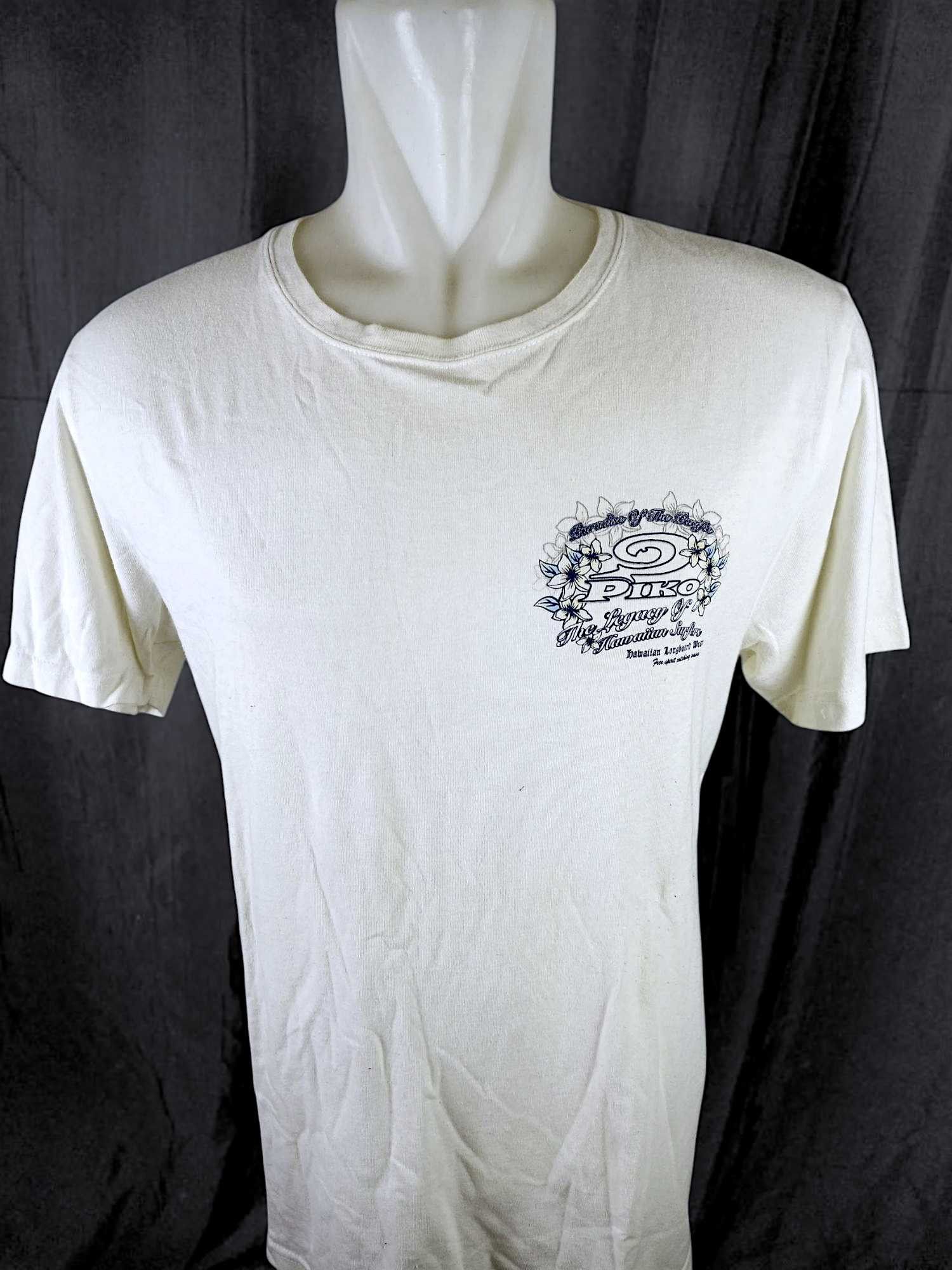 Japanese Brand × Vintage 90’s PIKO RARE HAWAIIAN LONGBOARD WEAR SURF Y2K TEE Size US L / EU 52-54 / 3 - 18 Thumbnail
