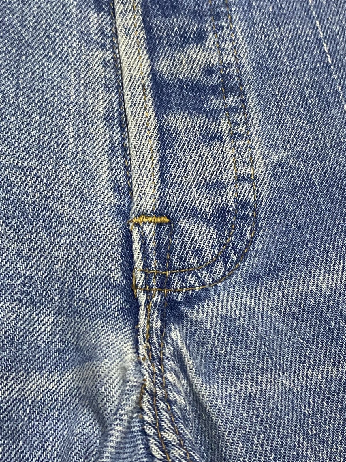 Levi's W34 Vintage Levis 501 70s Selvedge Rindem No6 ButtonFly Jean Size US 34 / EU 50 - 10 Thumbnail