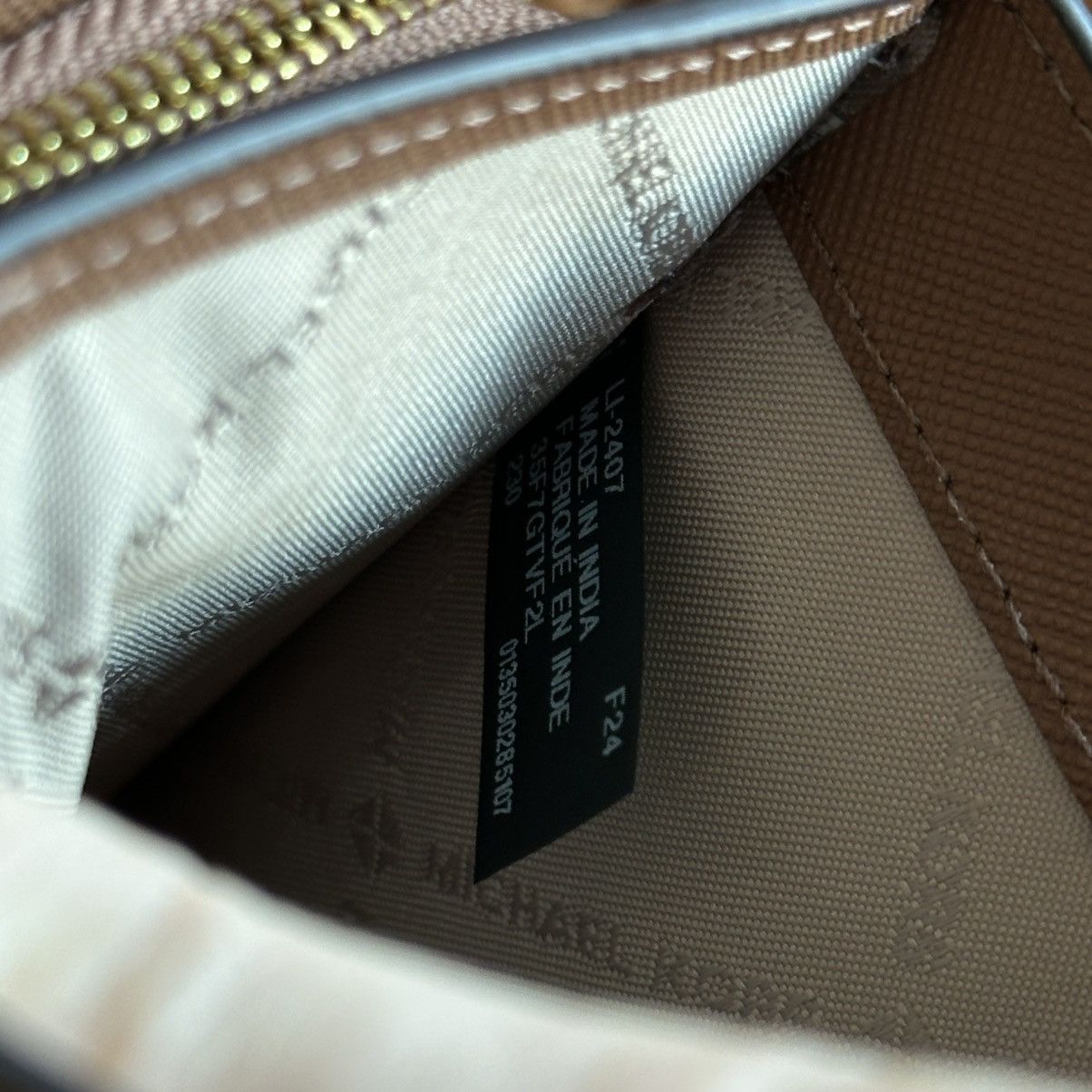 Michael Kors Michael Kors Medium Crossgrain Brown Leather Wallet Size ONE SIZE - 8 Thumbnail