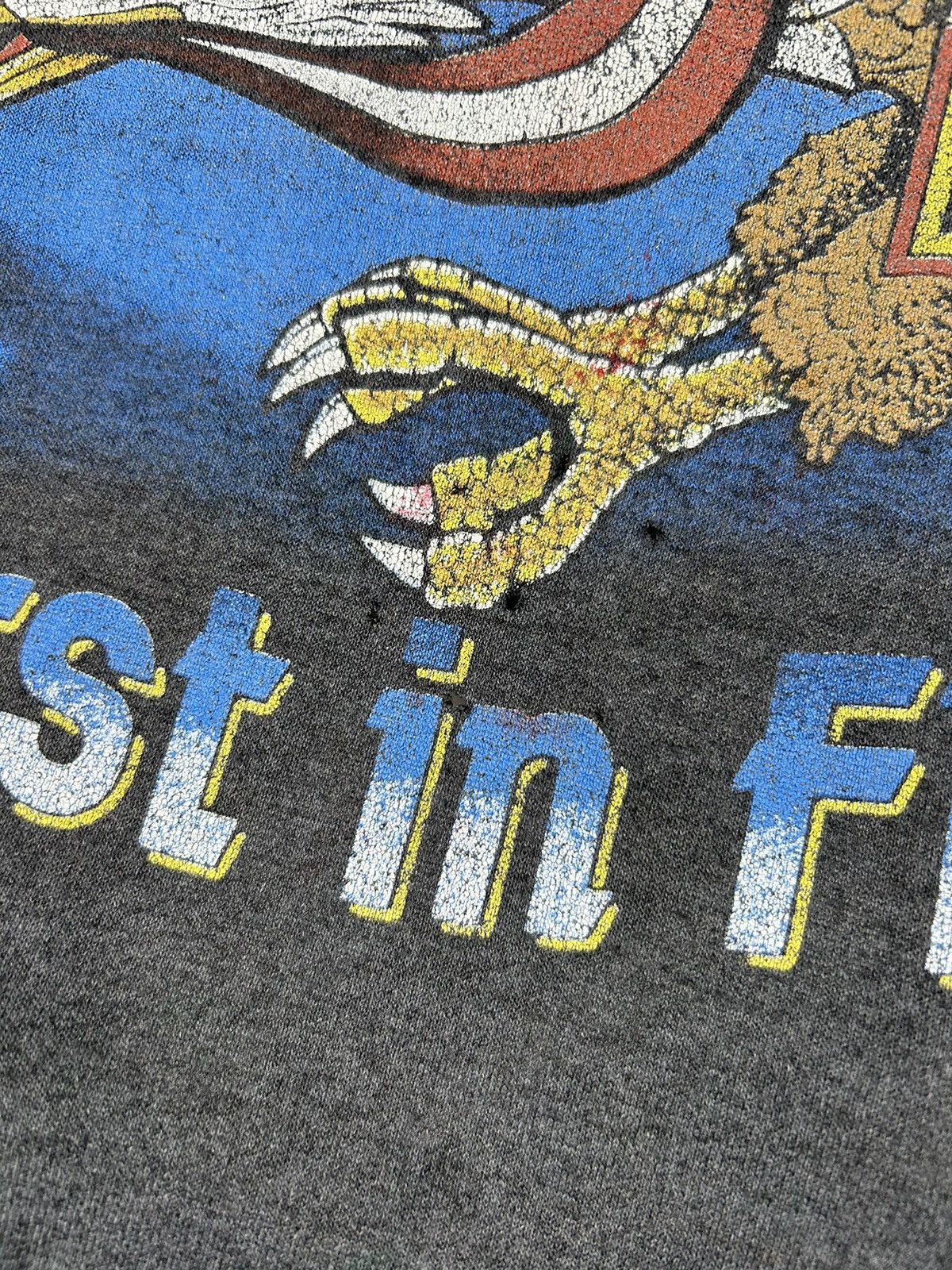 Harley Davidson × Vintage Vintage 90s Harley Davidson First in Flight T shirt Size US L / EU 52-54 / 3 - 12 Thumbnail
