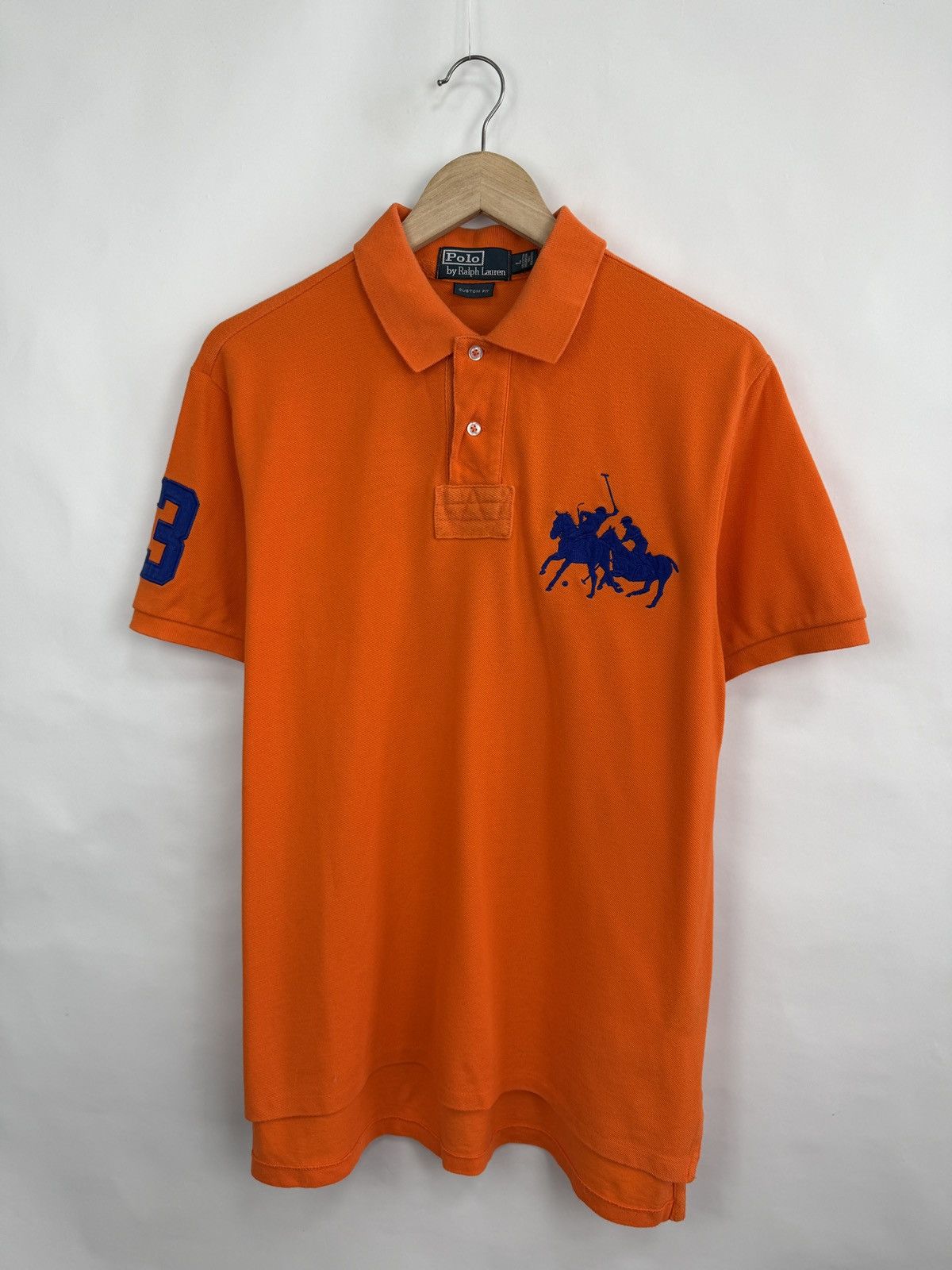 Polo Ralph Lauren 🇺🇸 Vintage 90s Polo Ralph Lauren Polo T-Shirt New York Rare Size US L / EU 52-54 / 3 - 4 Thumbnail