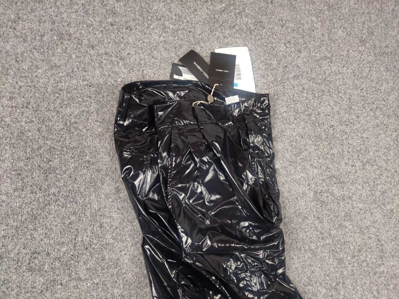 Dolce & Gabbana Dolce & Gabbana New Pants Shining lacquer Nylon Men Trouser Size US 32 / EU 48 - 3 Thumbnail
