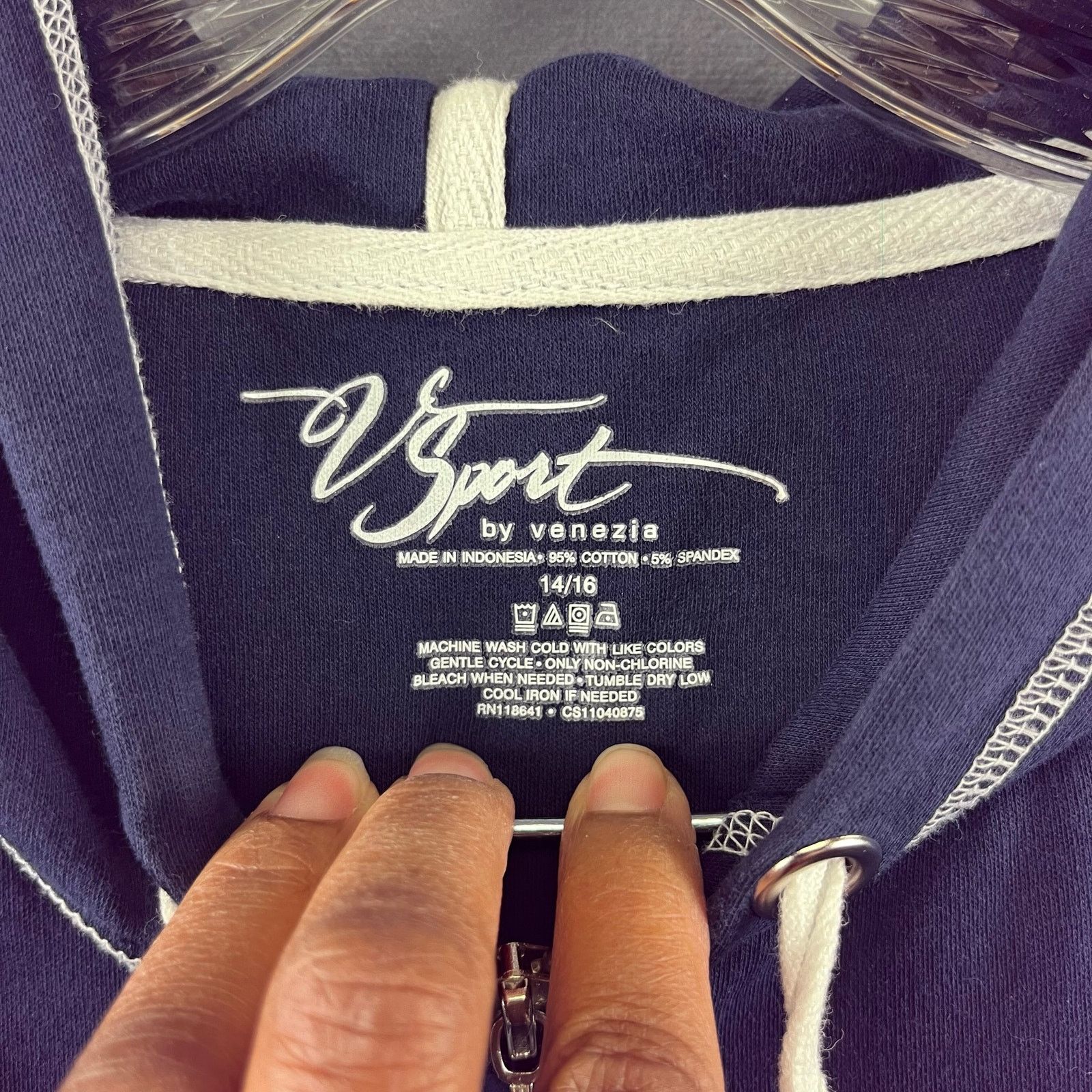 Other V Sport by Venezia Womens 14/16 Hooded Track Suit Plus Size Size XL / US 12-14 / IT 48-50 - 2 Thumbnail