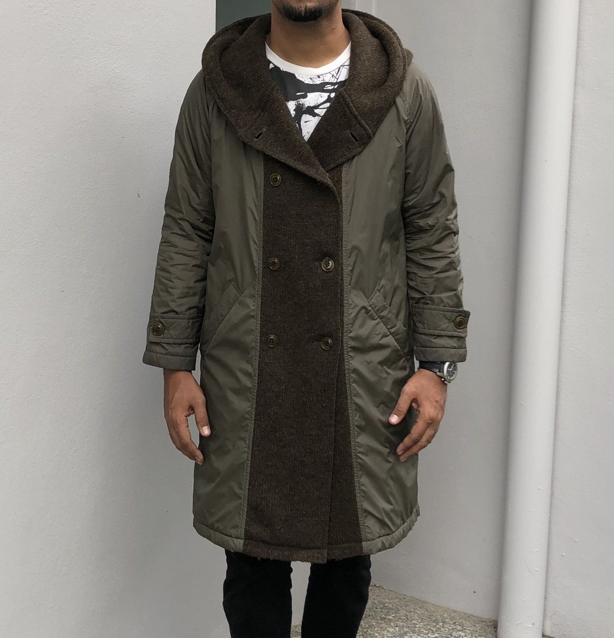 Johnbull Japanese Brand Johnbull Wool Body Lining Long Jacket Size US M / EU 48-50 / 2 - 2 Thumbnail