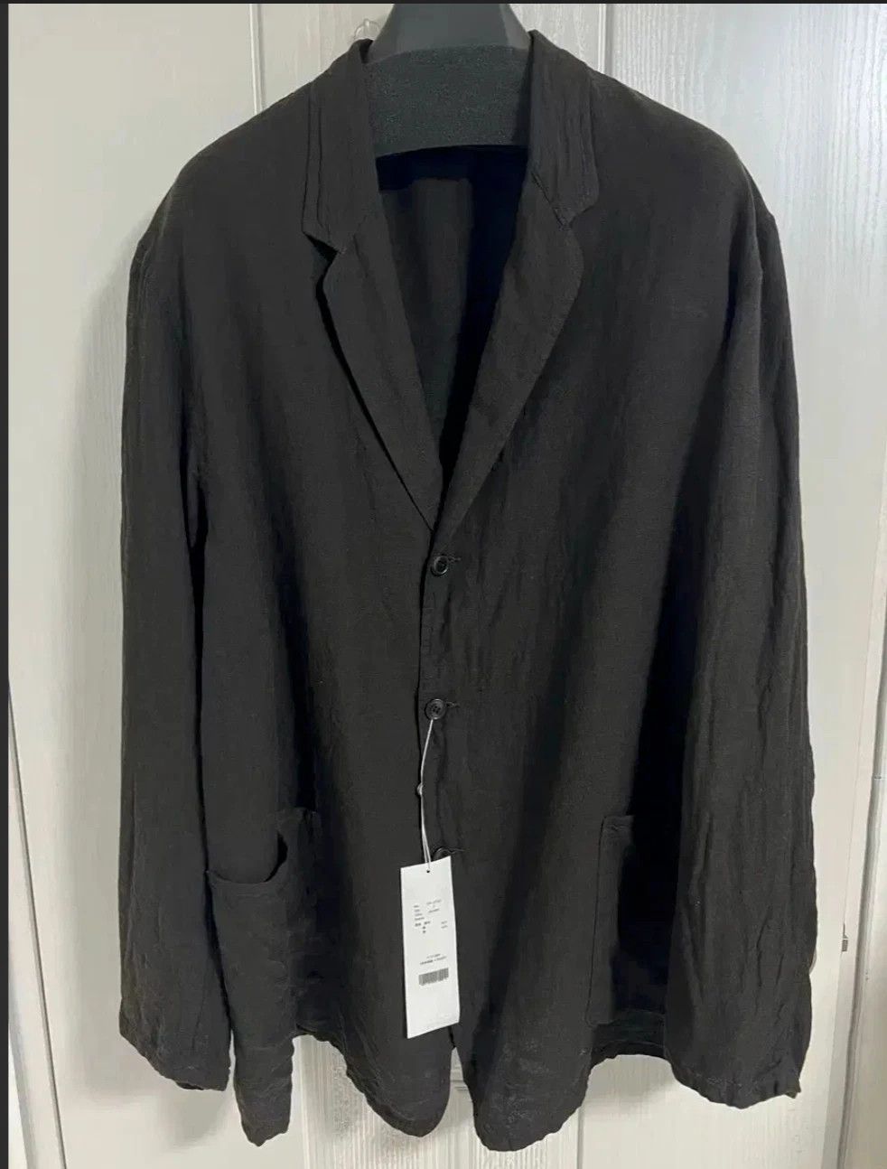 Comoli 26SS Silk Cotton Jacket, NWT, Brown, Size 3, D01-01022 Size US L / EU 52-54 / 3 - 1 Thumbnail