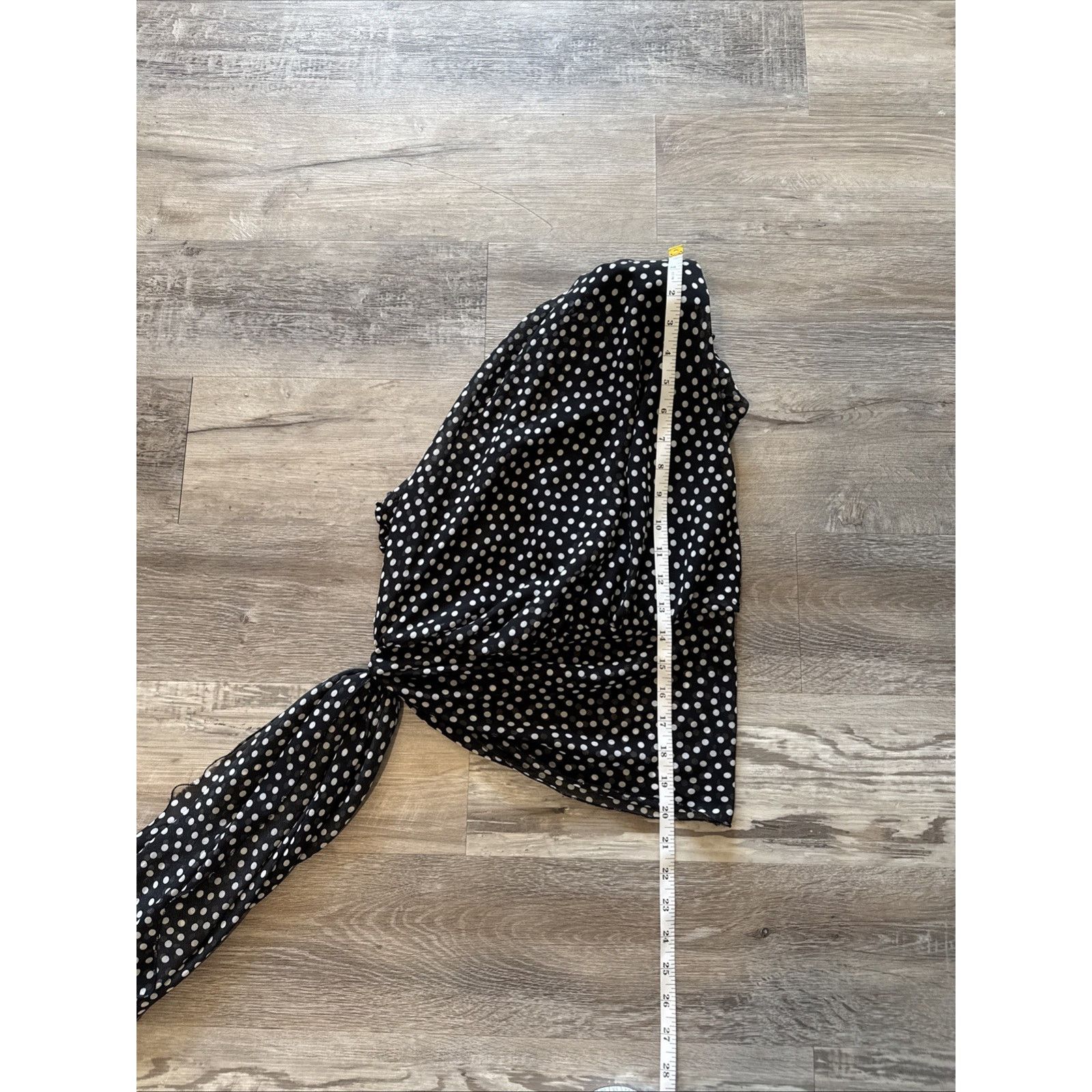 Zara Zara Asymmetric Polka Top Size Xs Brand New With Tag Size XS / US 0-2 / IT 36-38 - 1 Thumbnail