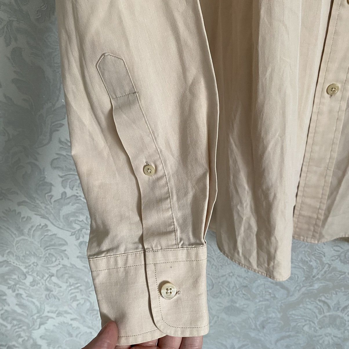 Yves Saint Laurent Vintage Yves Saint Laurent Shirt Button Up Small Logo Size US M / EU 48-50 / 2 - 4 Thumbnail