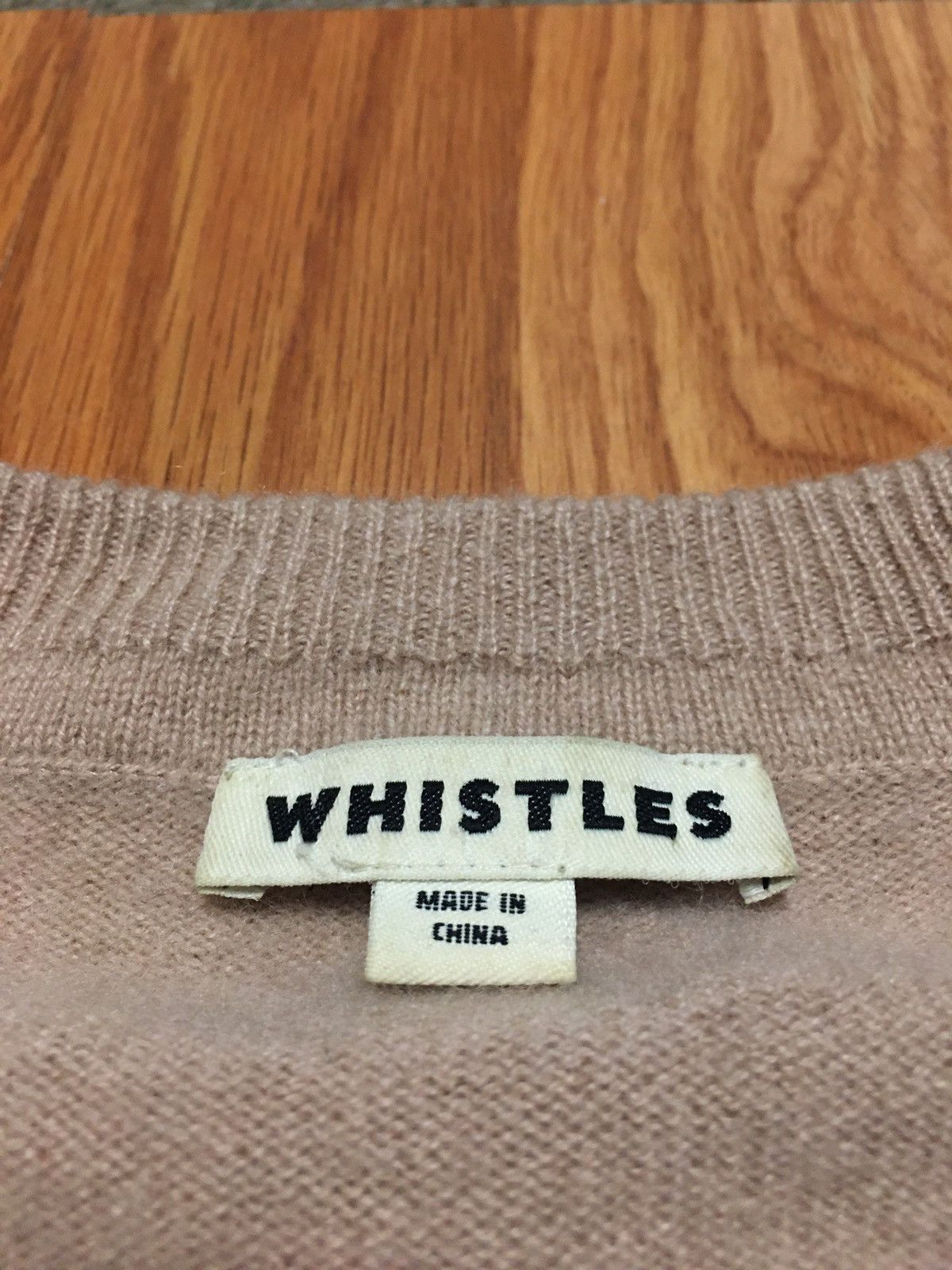 Whistles WHISTLES Pure Cashmere Beige Sweater Size S Size S / US 4 / IT 40 - 10 Thumbnail
