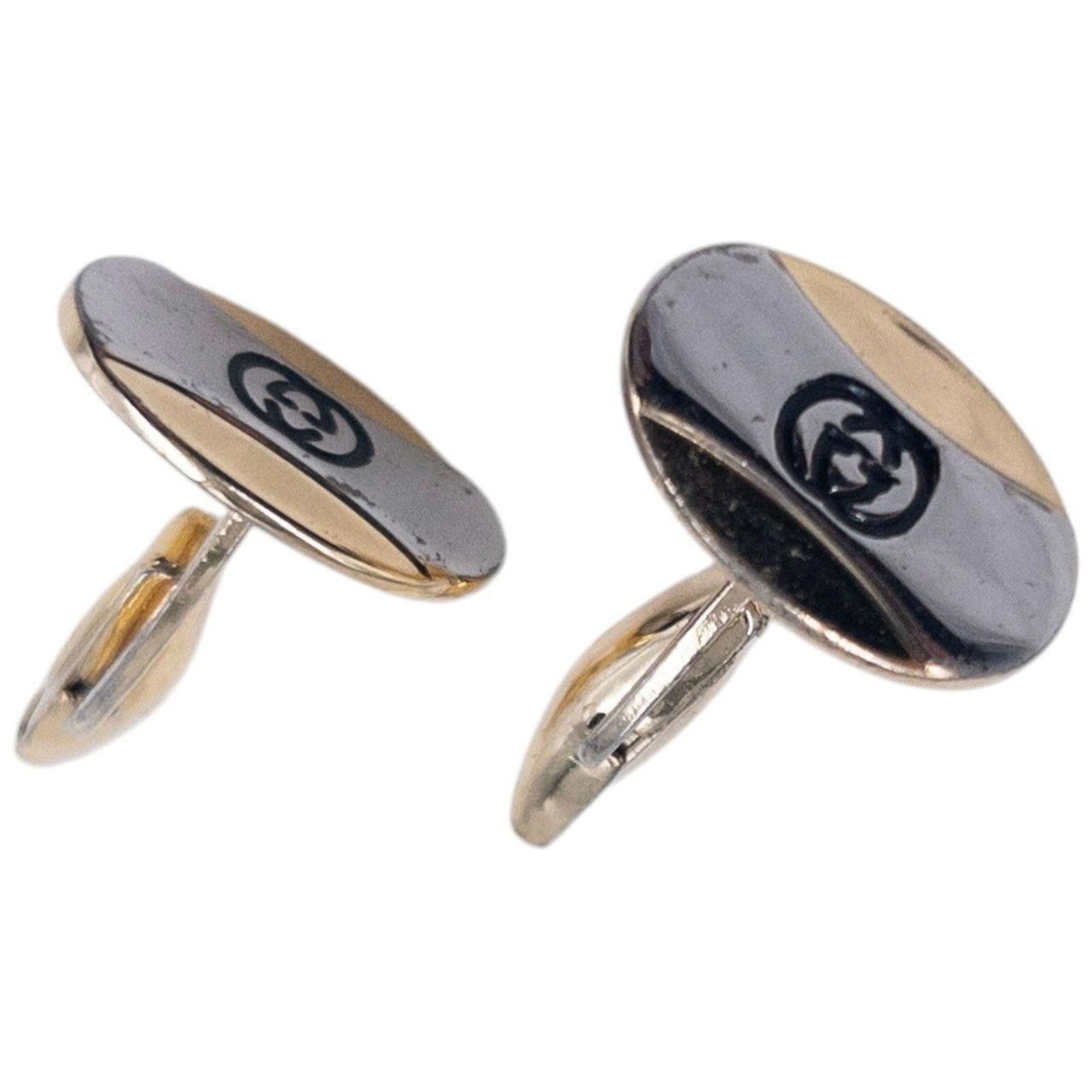 Gucci Vintage Gucci Embossed Cuff Links Size ONE SIZE - 6 Thumbnail