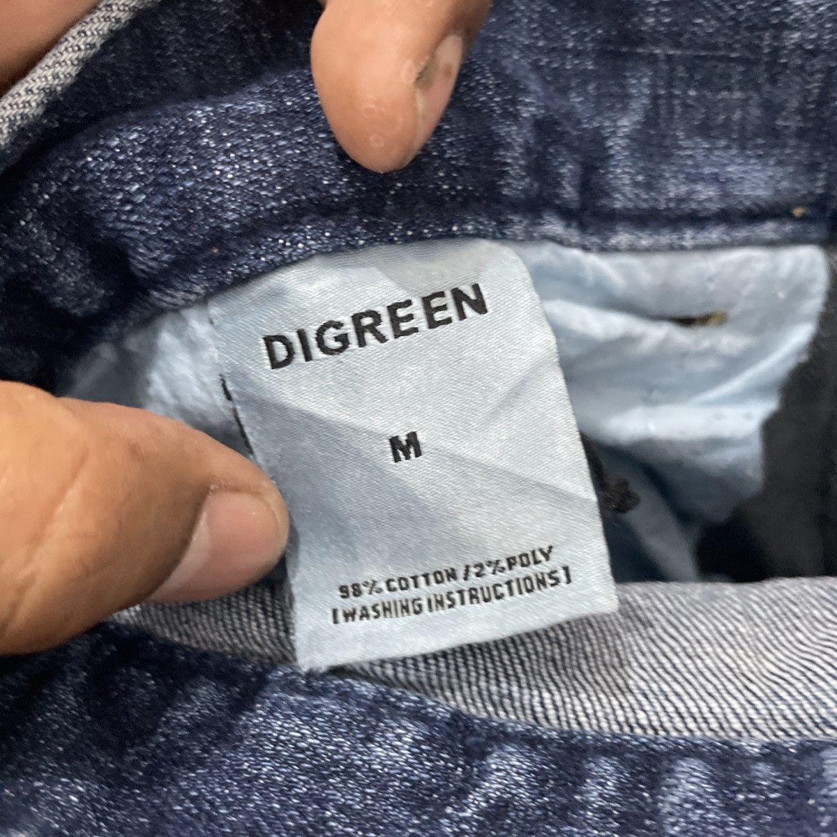 Japanese Brand Vintage Digreen Patchwork Art Denim Jeans Size US 32 / EU 48 - 6 Thumbnail