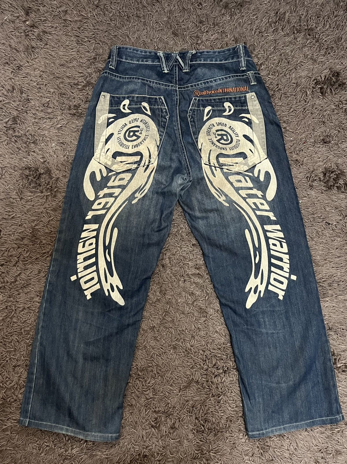 Japanese Brand 1990s RealBVoice daicock warrior jeans #F2 Size US 30 / EU 46 - 5 Thumbnail