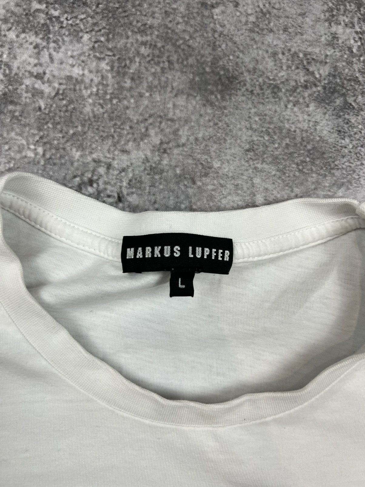 Markus Lupfer Markus Lupfer White Cropped Tee T Shirt womens Size L / US 10 / IT 46 - 3 Thumbnail