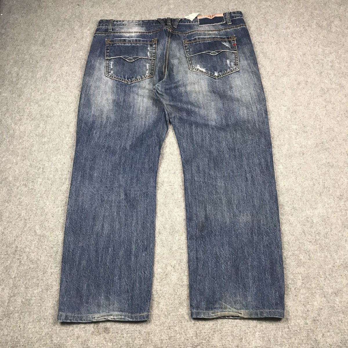 Japanese Brand × Replay RAPLAY DISTRESSED FADED DENIM PANTS Size US 36 / EU 52 - 9 Thumbnail