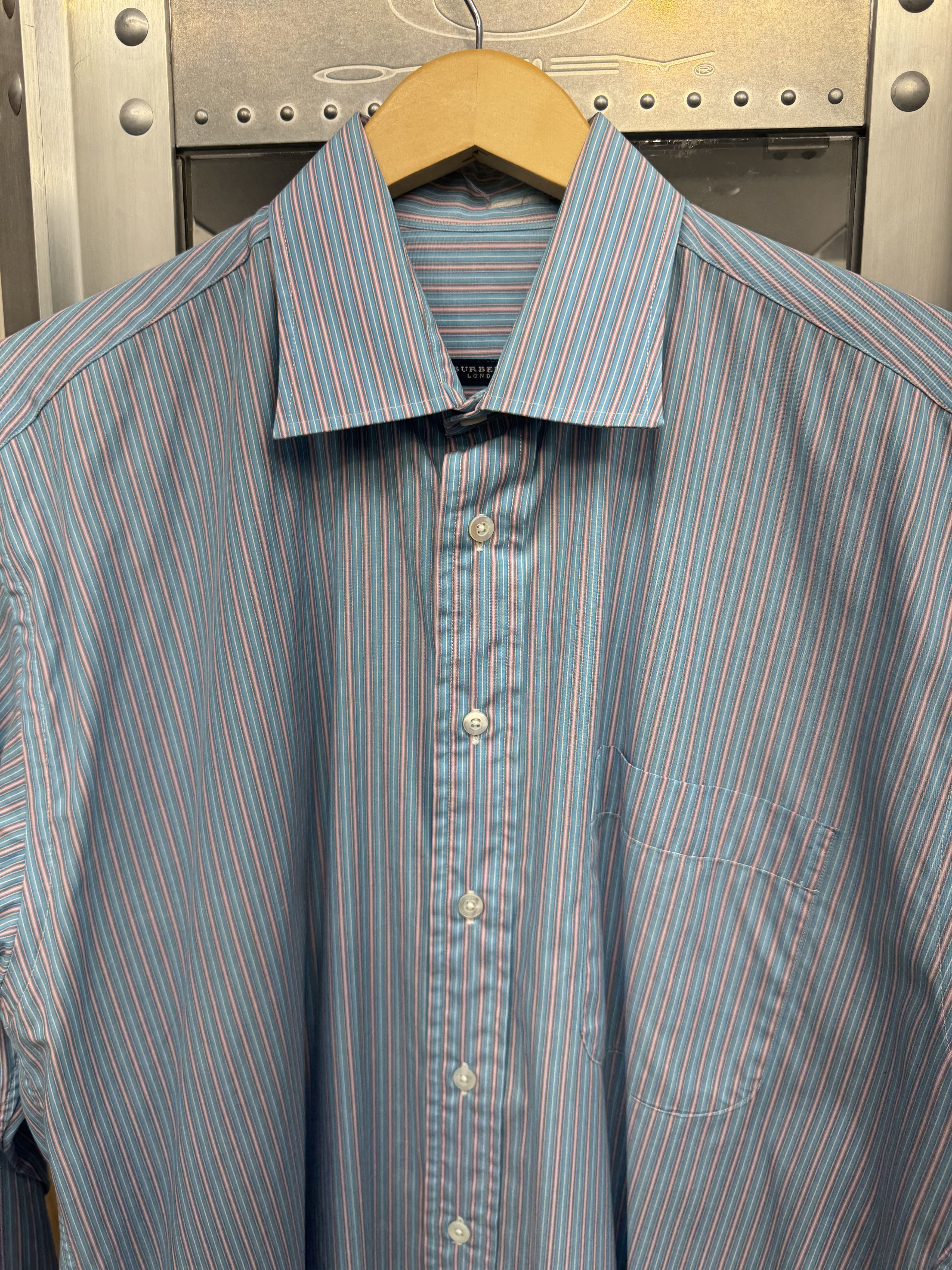 Burberry Vintage Burberry Button Up Size US M / EU 48-50 / 2 - 2 Thumbnail