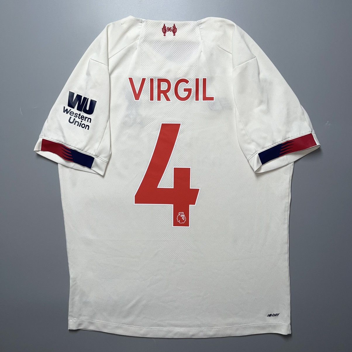 New Balance LIVERPOOL NEW BALANCE 2019/2020 SOCCER AWAY JERSEY #4 VIRGIL Size US M / EU 48-50 / 2 - 1 Thumbnail