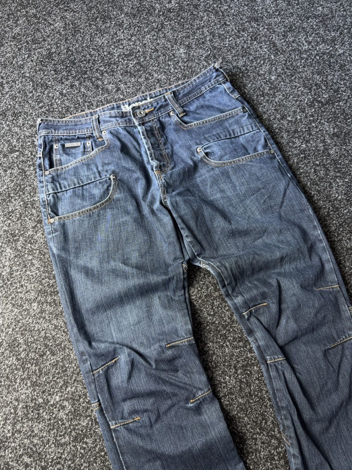 Bench Vintage 90s Retro Baggy Distressed Y2K Denim pants jeans Size US 34 / EU 50 - 6 Thumbnail