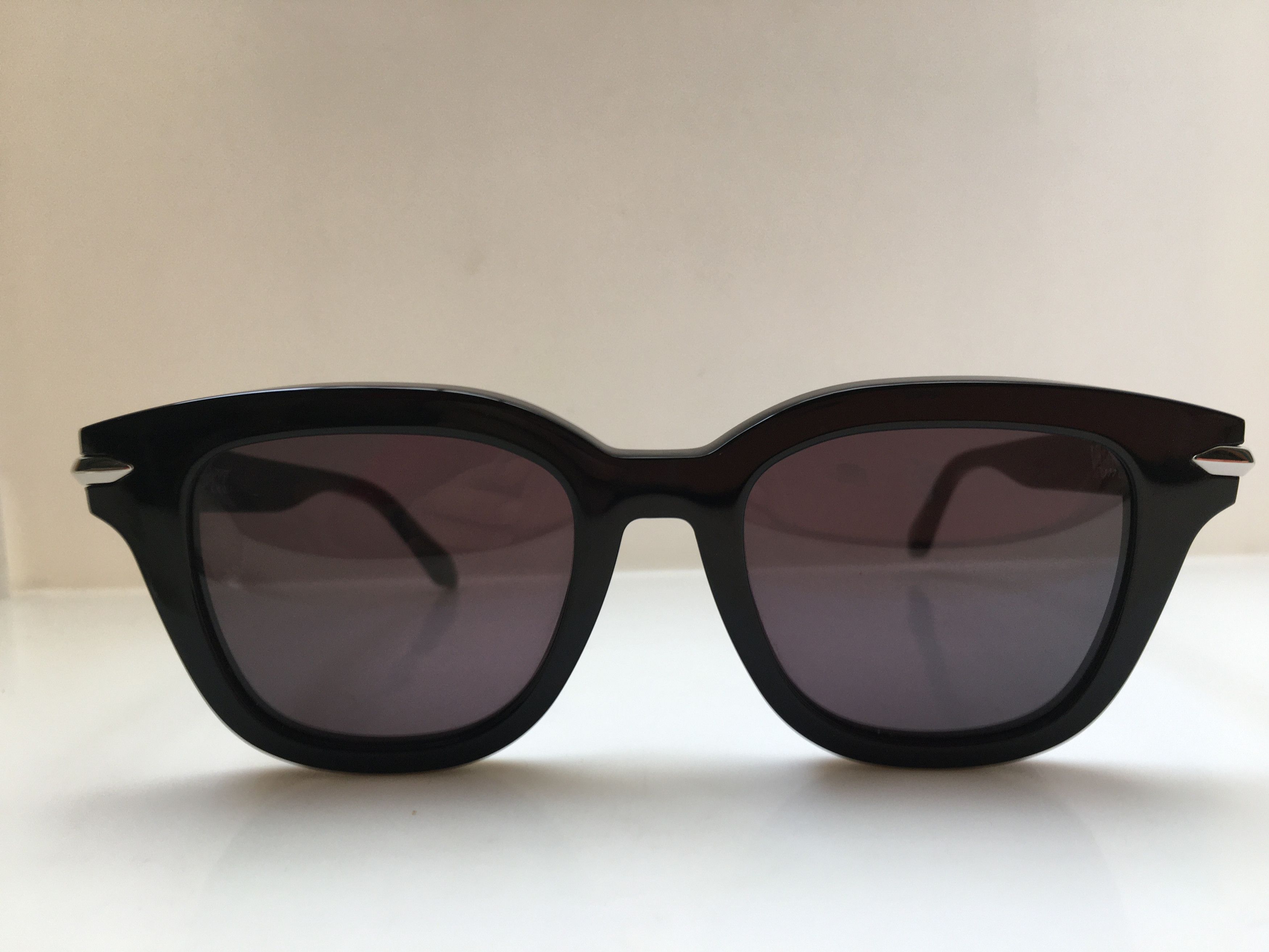 Valley Eyewear Handmade Valley Brake Black Aceatate Sunglasses Frame Size ONE SIZE - 1 Thumbnail