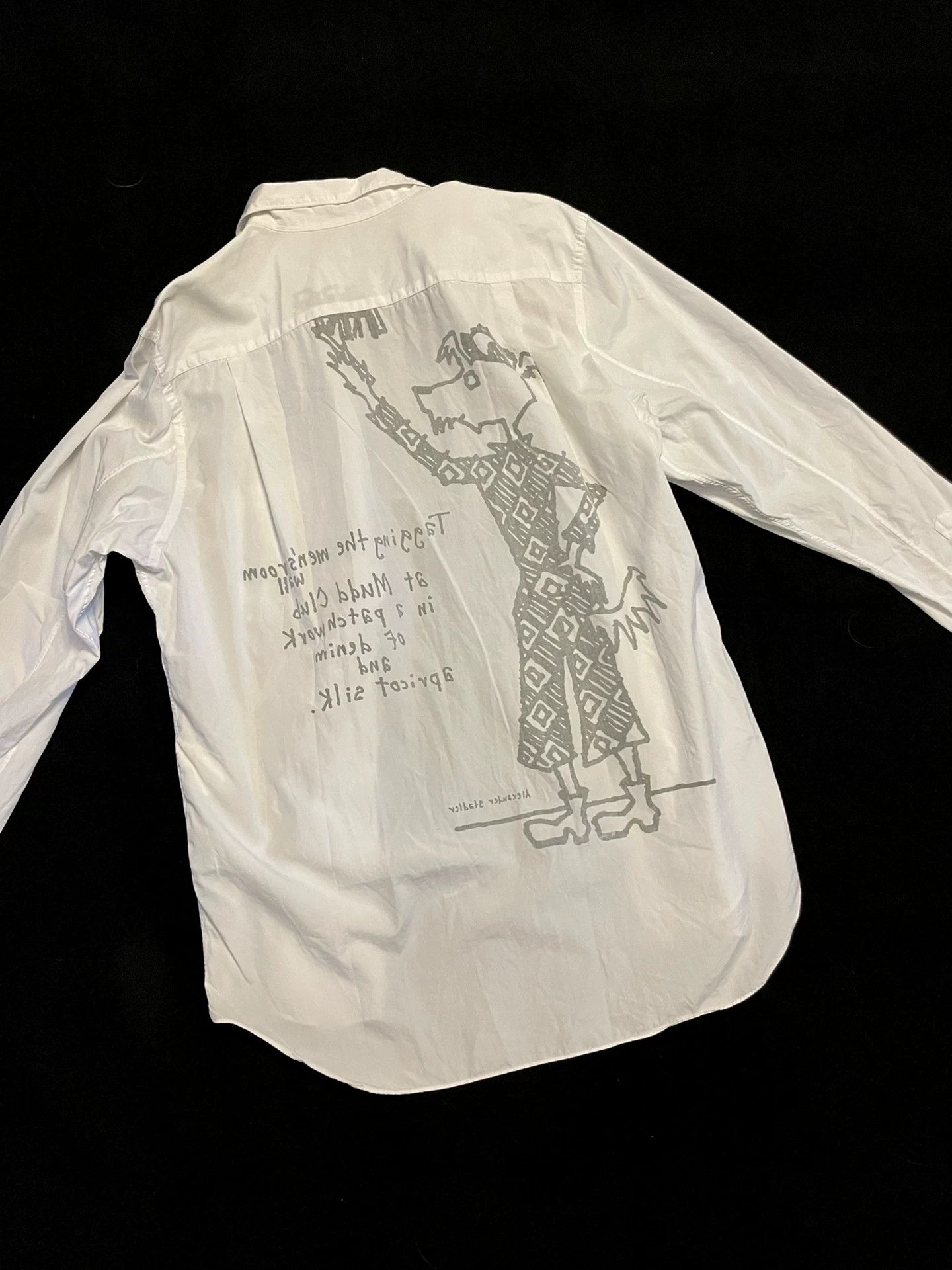 Comme des Garcons CDG Homme Plus 2004ss Reversible Graffiti Utility Shirt Size US S / EU 44-46 / 1 - 5 Thumbnail