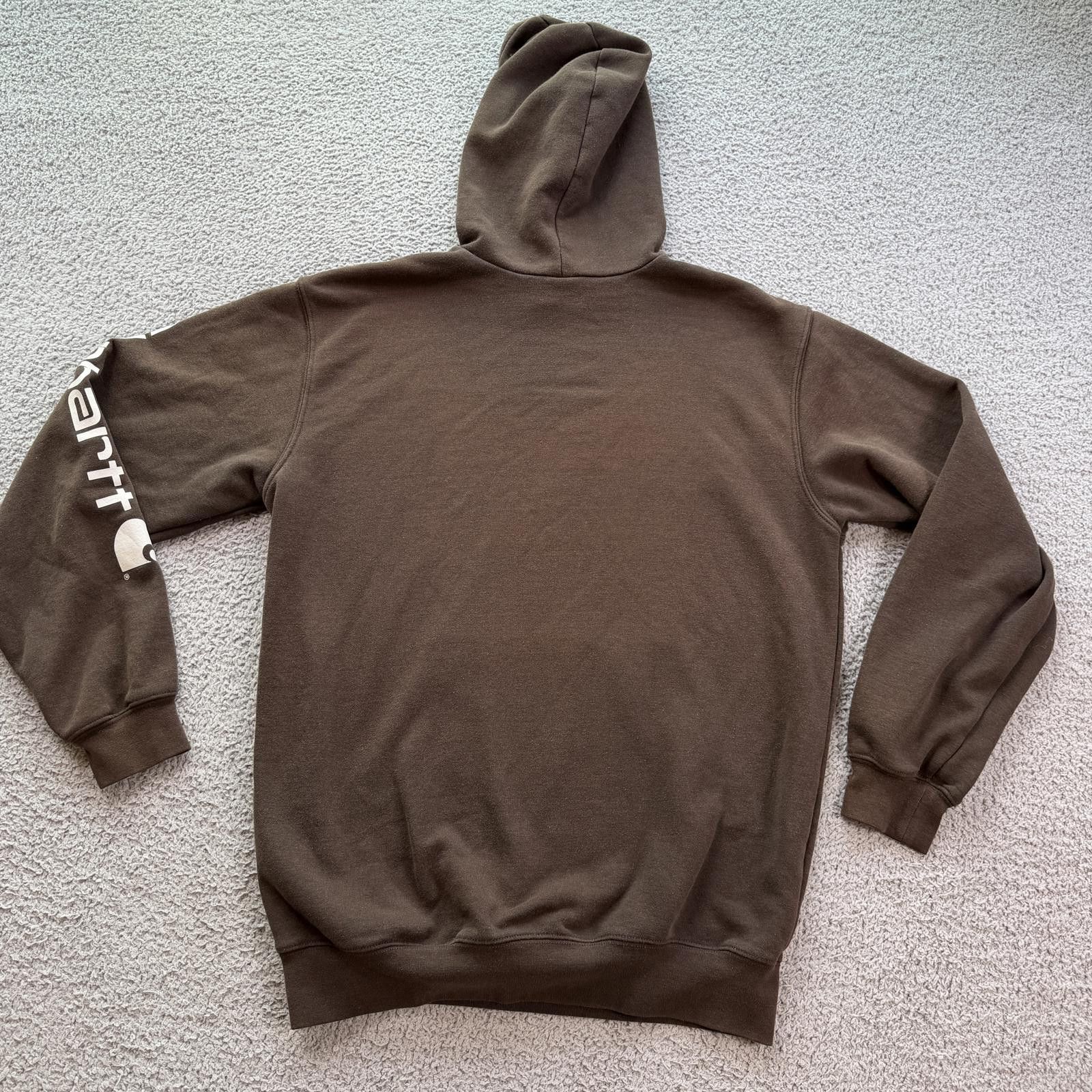 Carhartt Carhartt Brown Pullover Hoodie Mens M Heavyweight Sweatshirt Size US M / EU 48-50 / 2 - 2 Thumbnail
