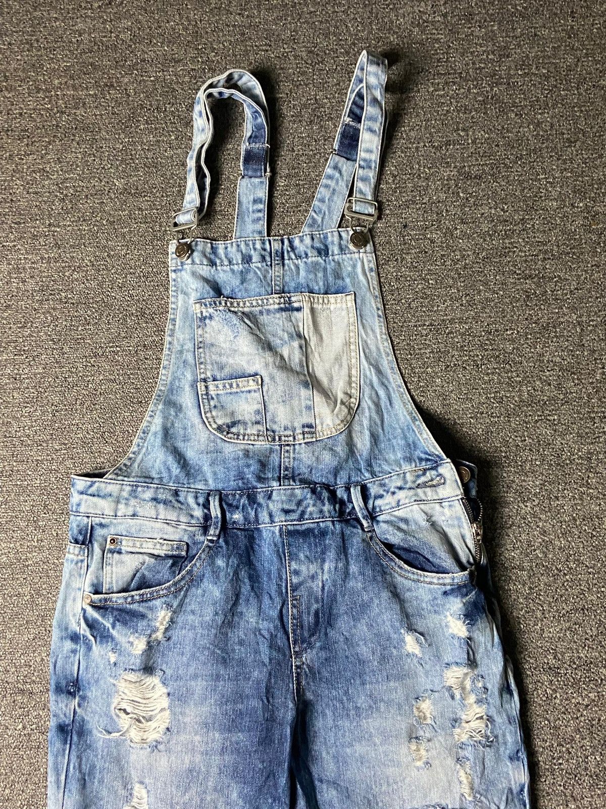 Zara ZARA Overalls Denim Ripped Jeans (141) Size US 31 - 7 Thumbnail
