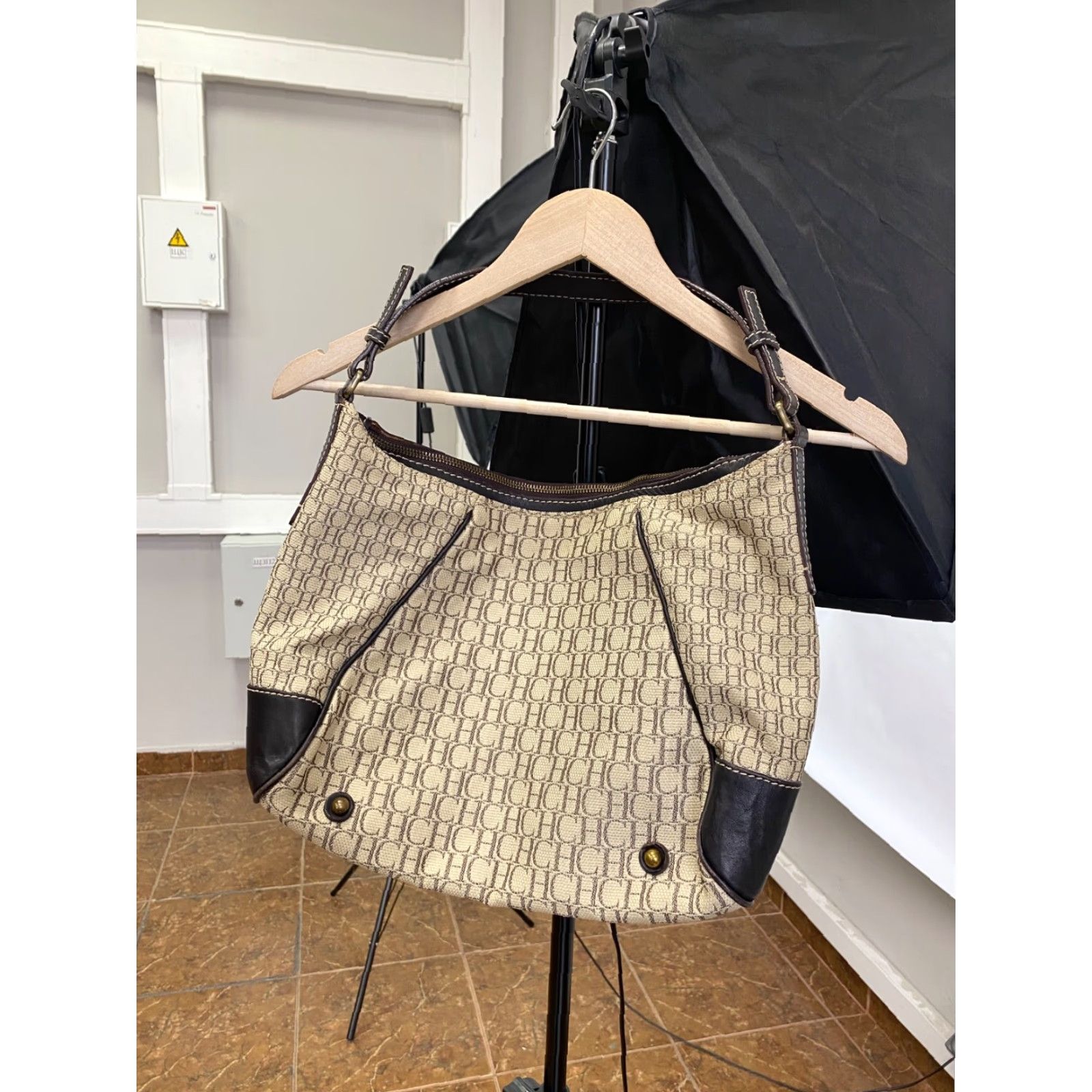 Carolina Herrera VINTAGE Carolina Herrera Bag 90s Beige OS Womens Size ONE SIZE - 2 Thumbnail