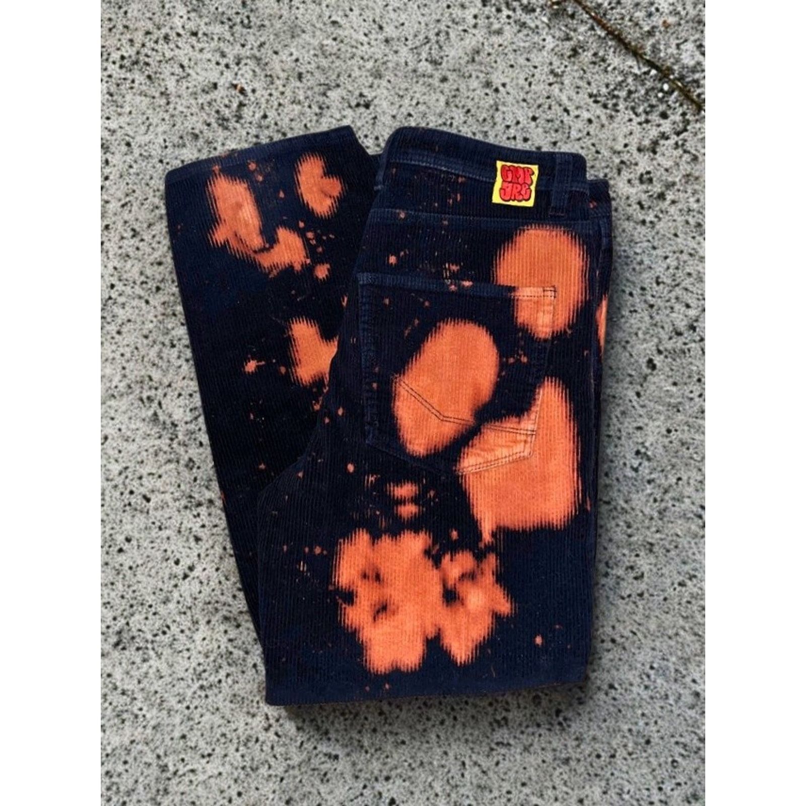 Empyre Empyre Loose Fit Bleached Black Corduroy Skate Pants 32x30 Size US 32 / EU 48 - 12 Thumbnail