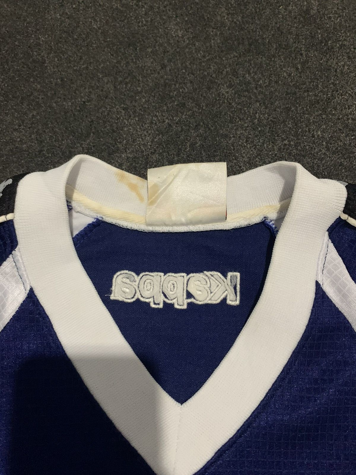 Kappa Vintage Kappa Embroidered vneck Soccer Jersey Size US XL / EU 56 / 4 - 7 Thumbnail