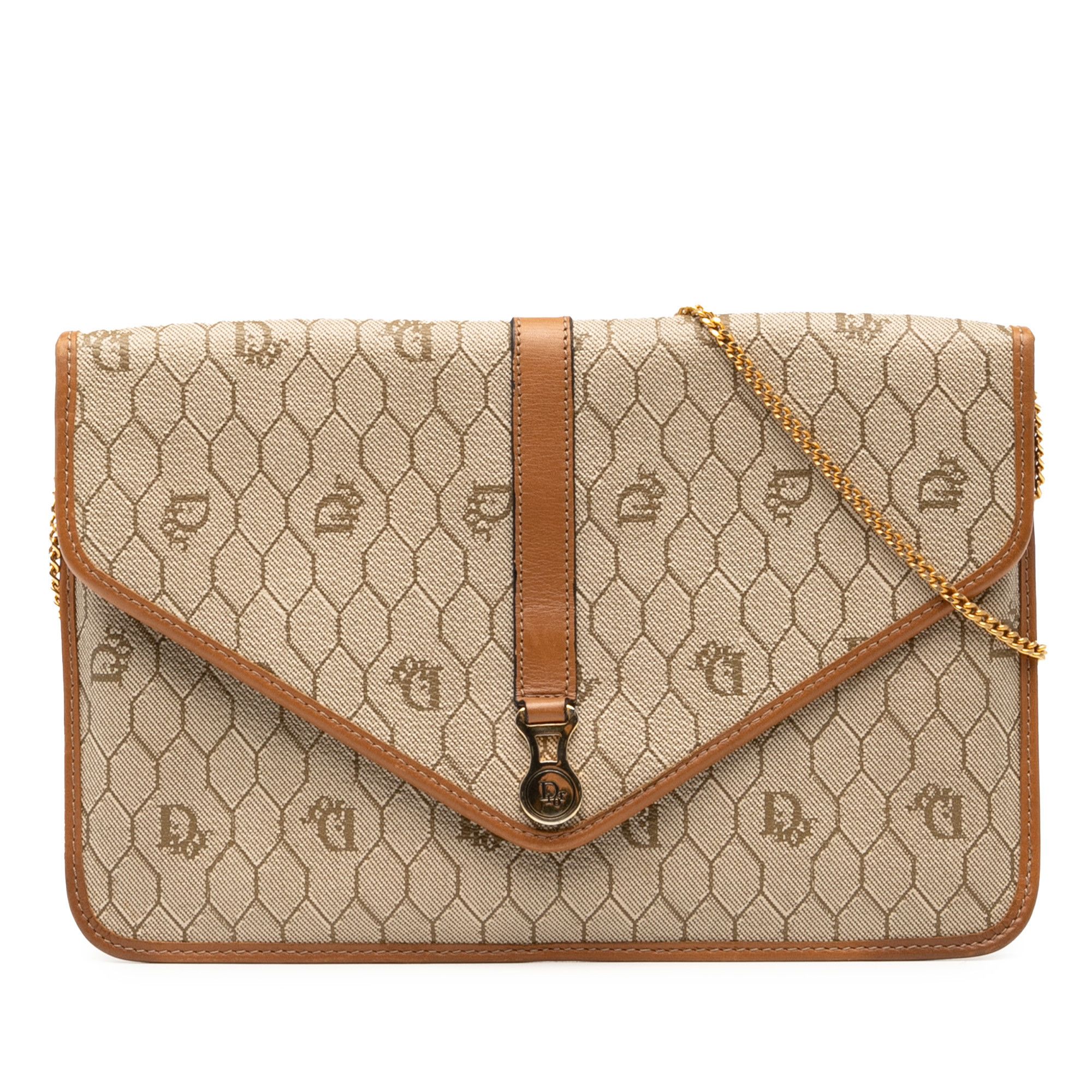 Dior Dior Honeycomb Coated Canvas Chain Crossbody Size ONE SIZE - 1 Thumbnail