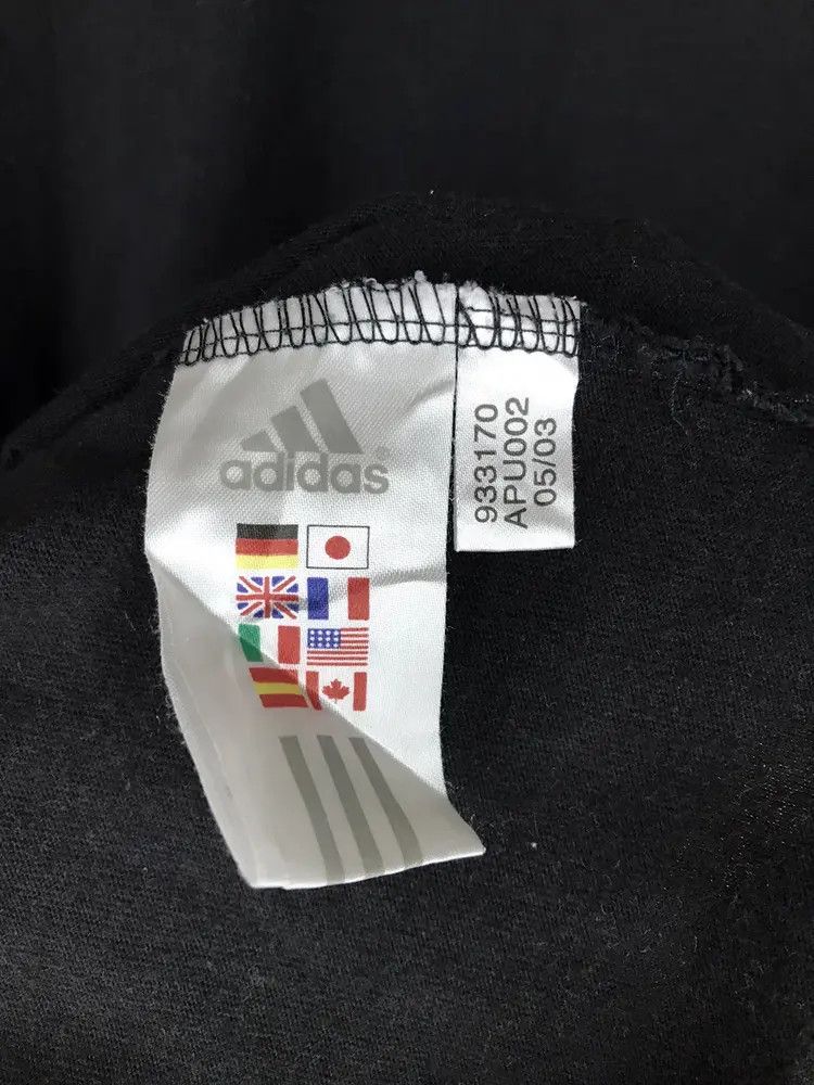 Adidas Vintage Y2K Adidas All Black Tshirts Size US S / EU 44-46 / 1 - 8 Thumbnail