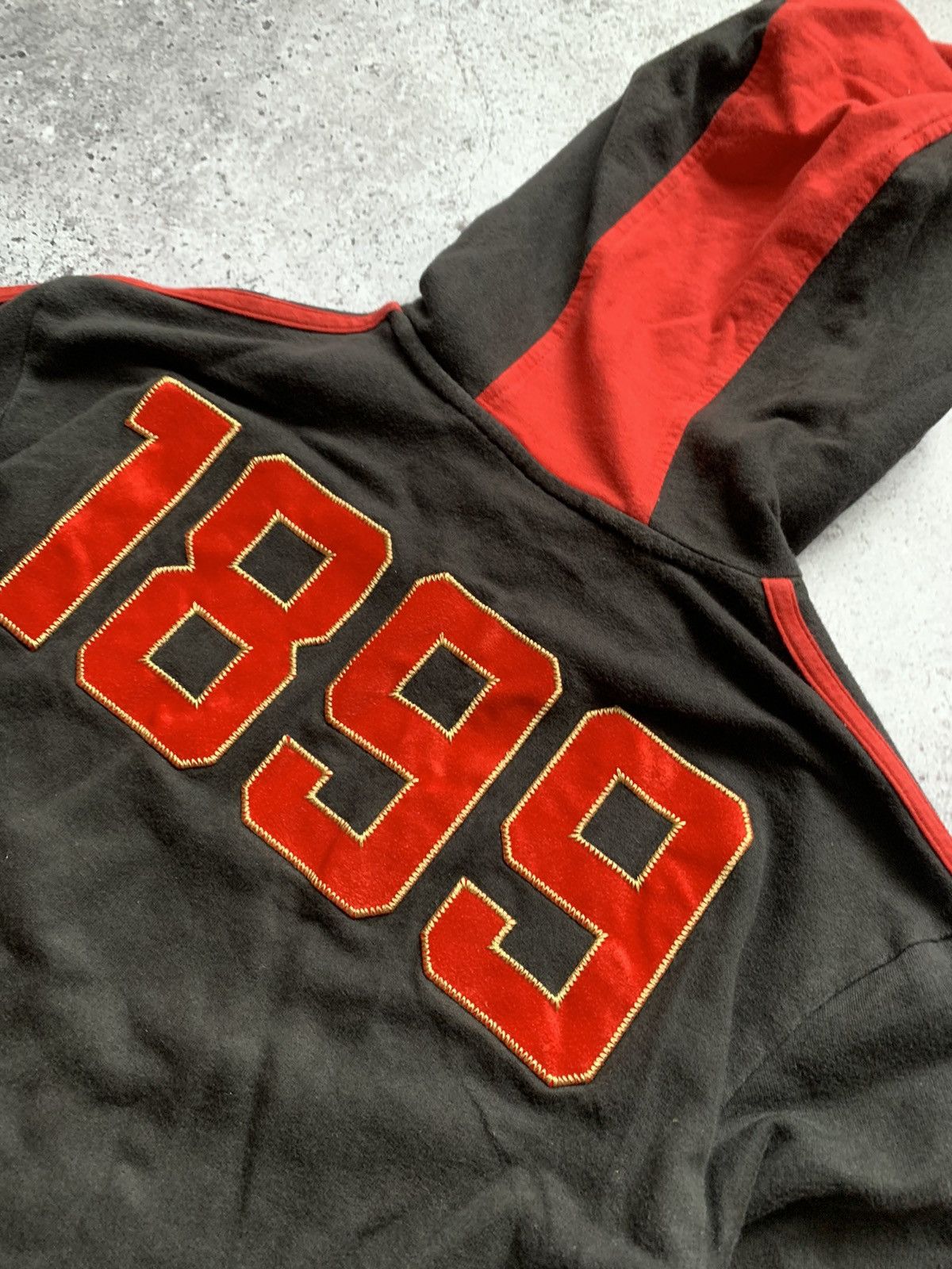 Adidas × Vintage 🔥AC MILAN ADIDAS VINTAGE 2000s BLOCKCORE HOODIE Size US M / EU 48-50 / 2 - 9 Thumbnail