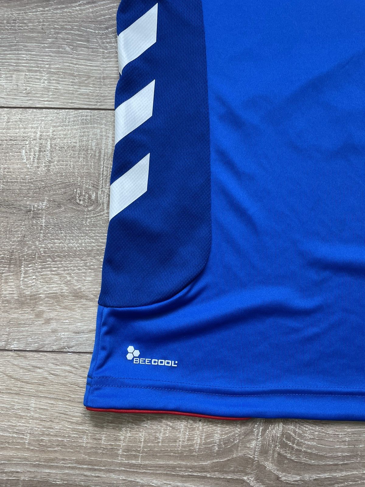 Hummel × Vintage GLASGOW RANGERS 2018-2019 HOME FOOTBALL SHIRT JERSEY Size US S / EU 44-46 / 1 - 5 Thumbnail