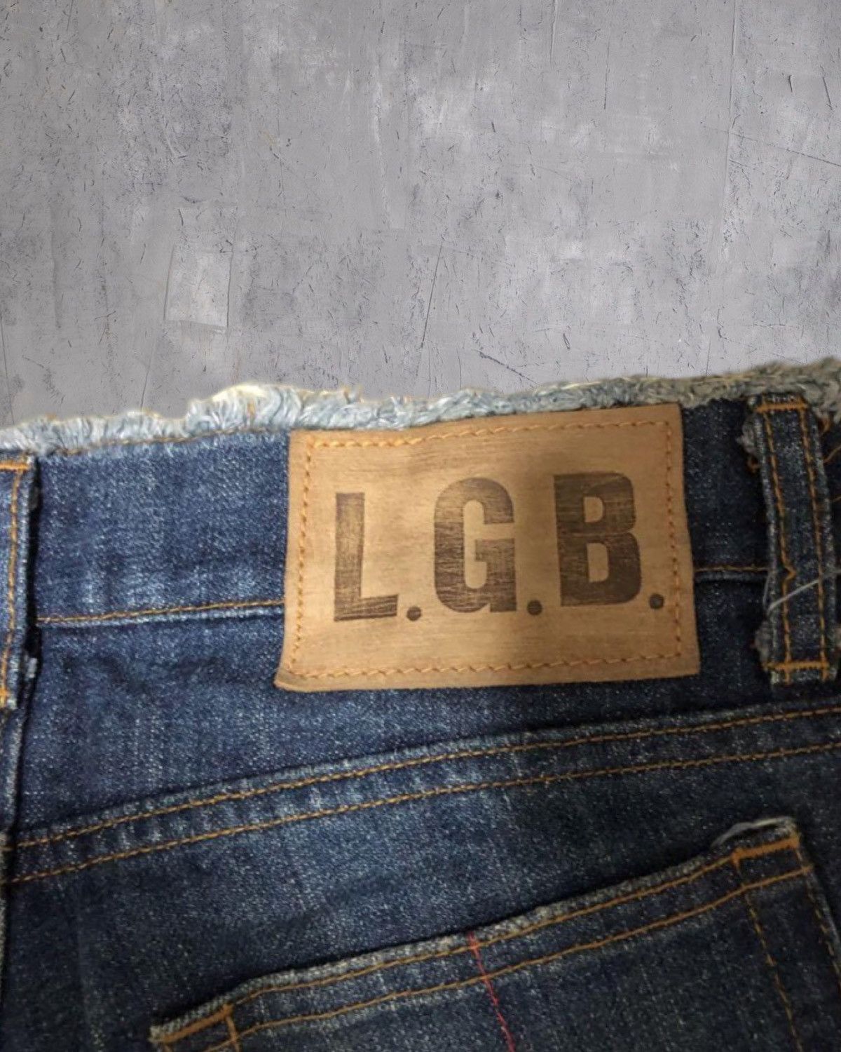 If Six Was Nine × Japanese Brand × Le Grande Bleu (L.G.B.) L.G.B🇯🇵 flare fringe denim Size US 30 / EU 46 - 7 Thumbnail