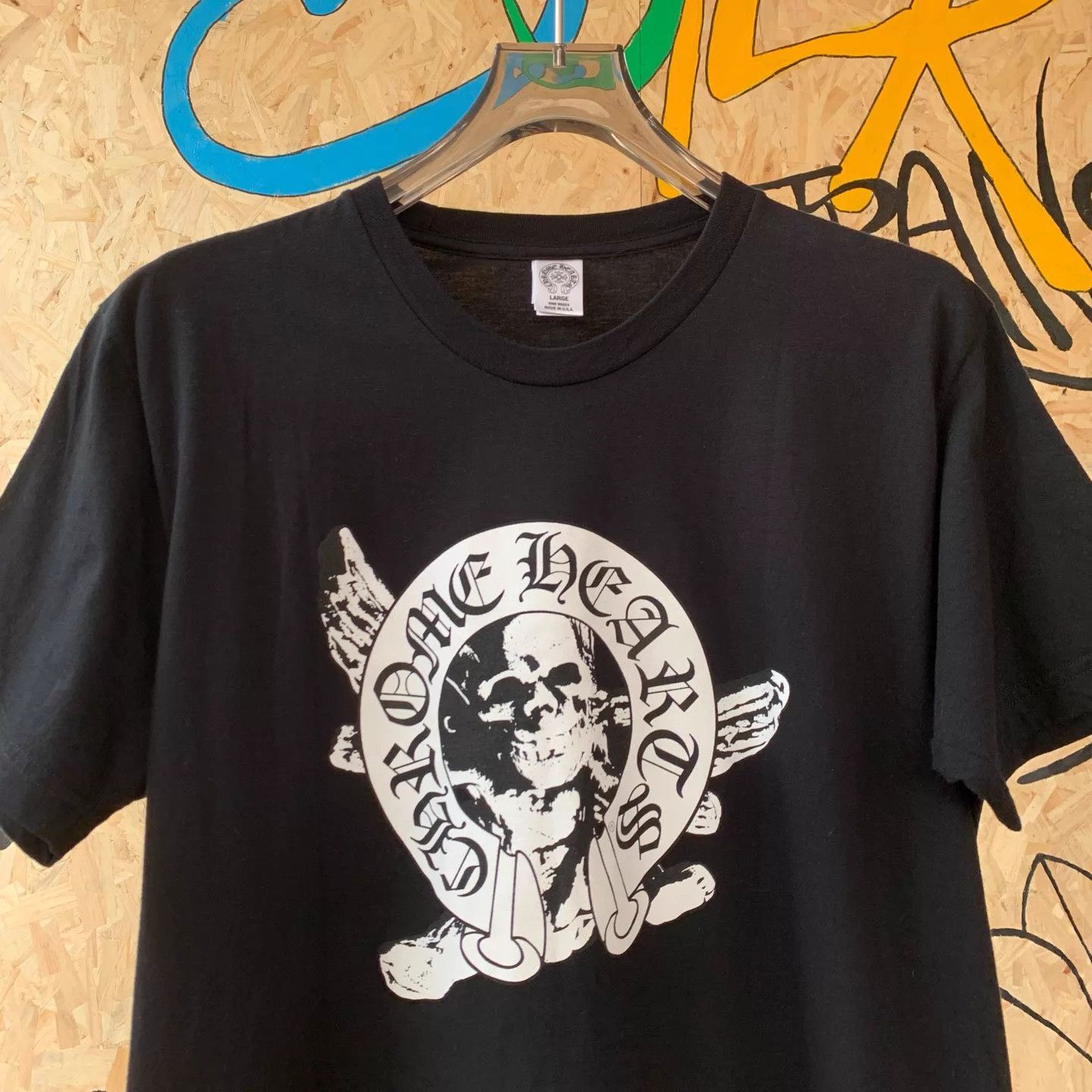 Chrome Hearts Chrome Hearts Skull & Sanskrit Print L T-shirt 99 New Size US L / EU 52-54 / 3 - 3 Thumbnail