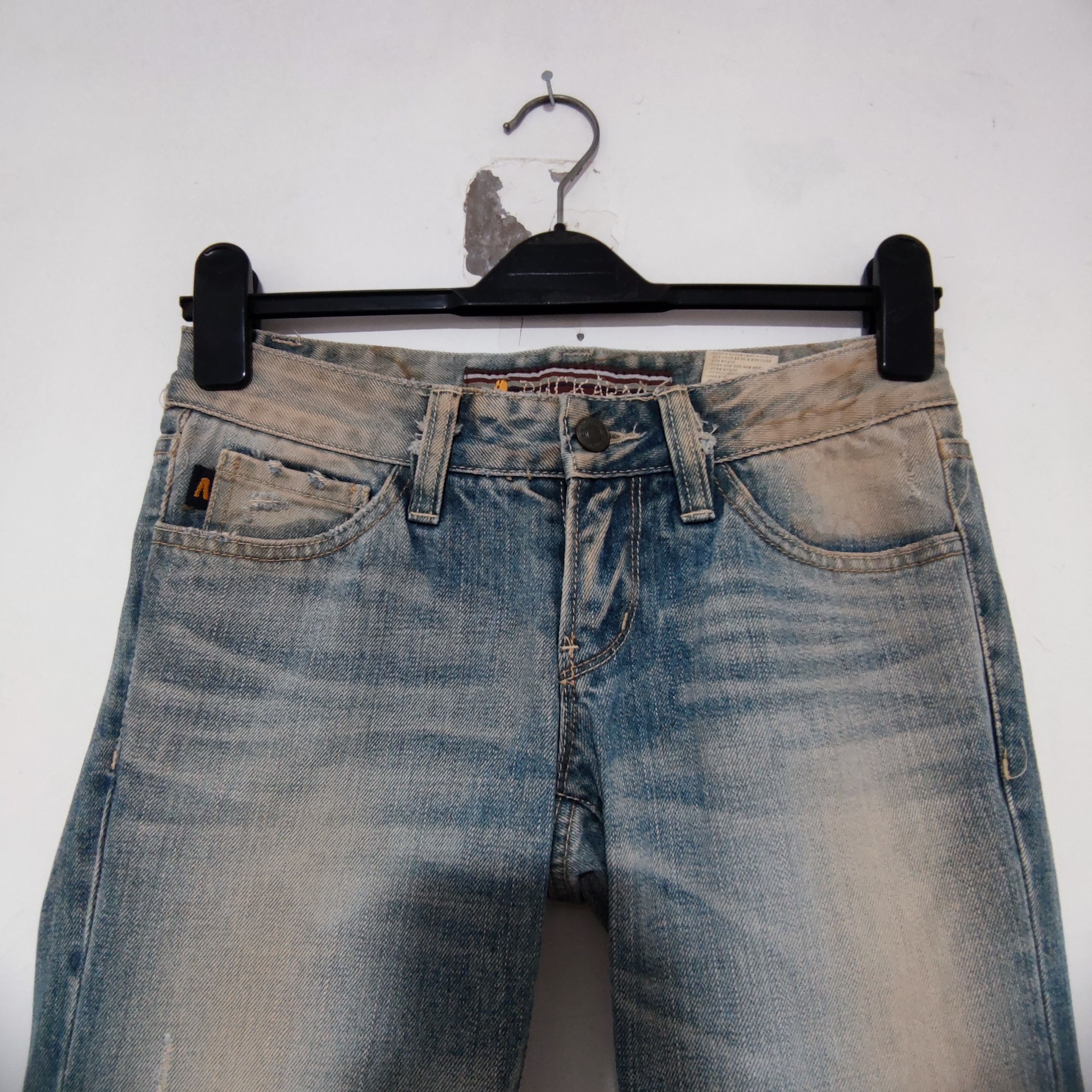 Japanese Brand distressed bucaroo women jeans Size 27" / US 4 / IT 40 - 4 Thumbnail