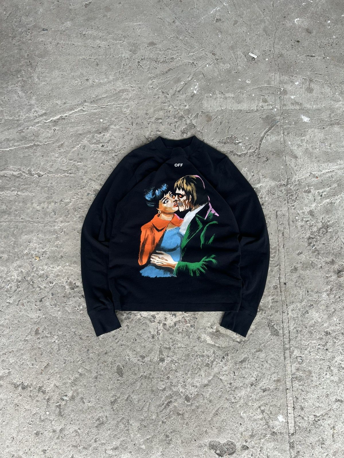 Off-White Off-White “Vampire Kiss” Impressionism Arrows LongSleeve Size US S / EU 44-46 / 1 - 1 Thumbnail