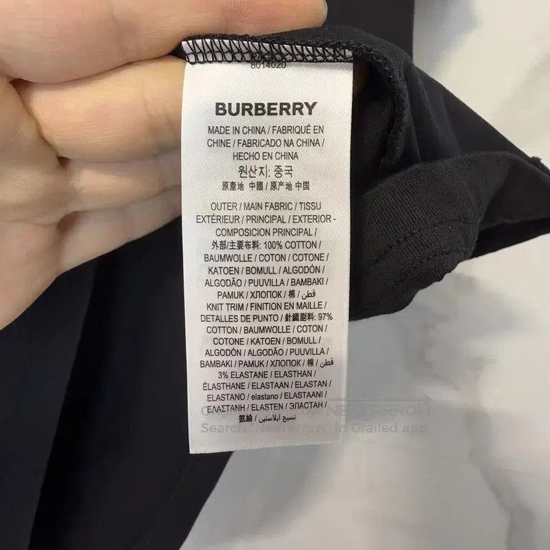 Burberry Burberry Black Logo Short Sleeve T. Size US S / EU 44-46 / 1 - 5 Thumbnail