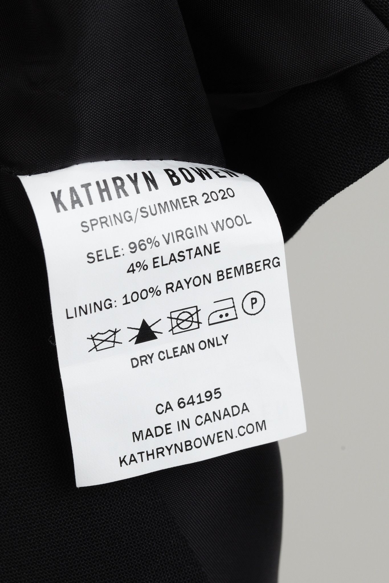 Other Katheryn Bowen SS 2020 Black Off Shoulder Blazer Size M / US 6-8 / IT 42-44 - 10 Thumbnail