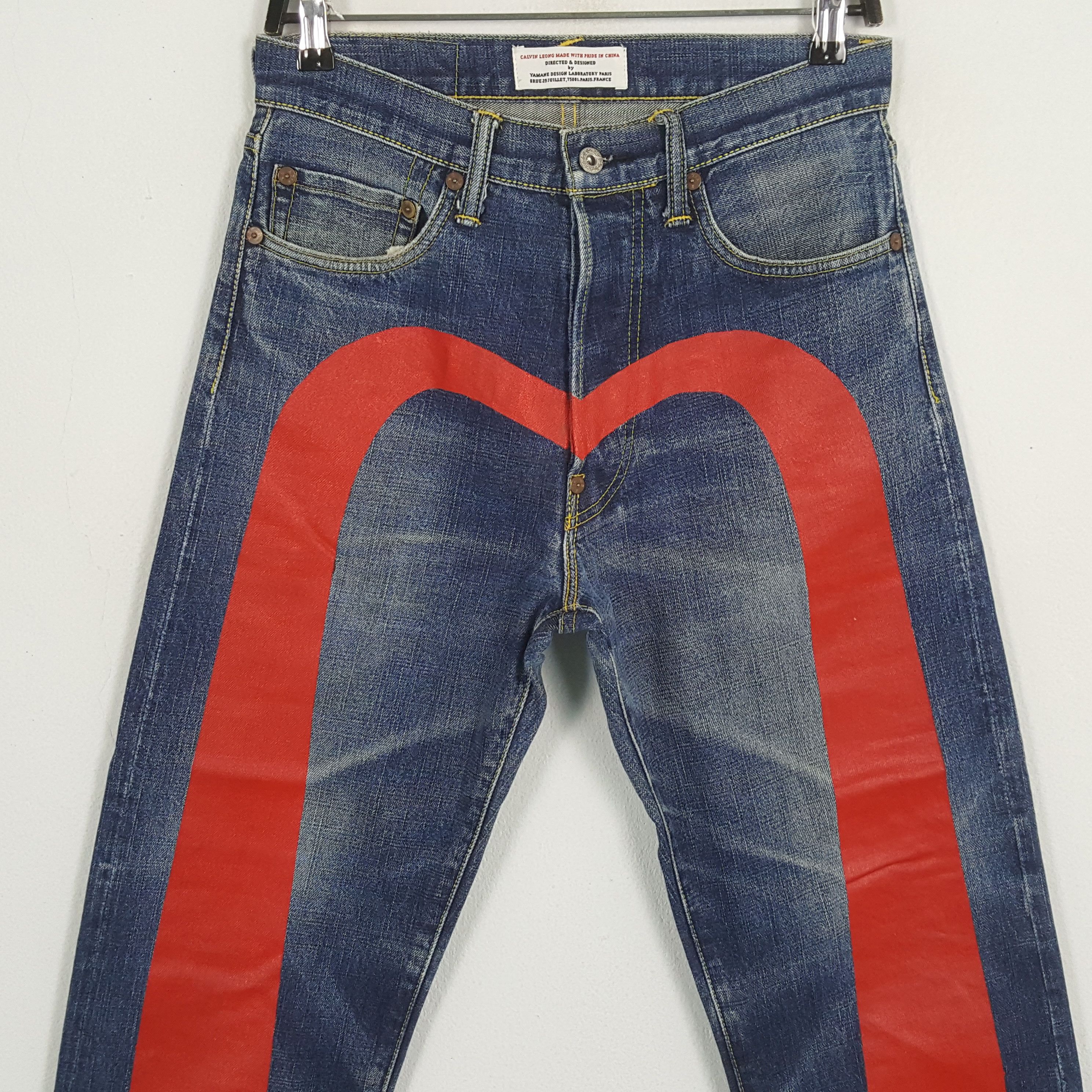 Evisu × Japanese Brand × Vintage EVISU Japanese Brand Fashion Style Custom Daicock Jeans Size US 28 / EU 44 - 2 Thumbnail