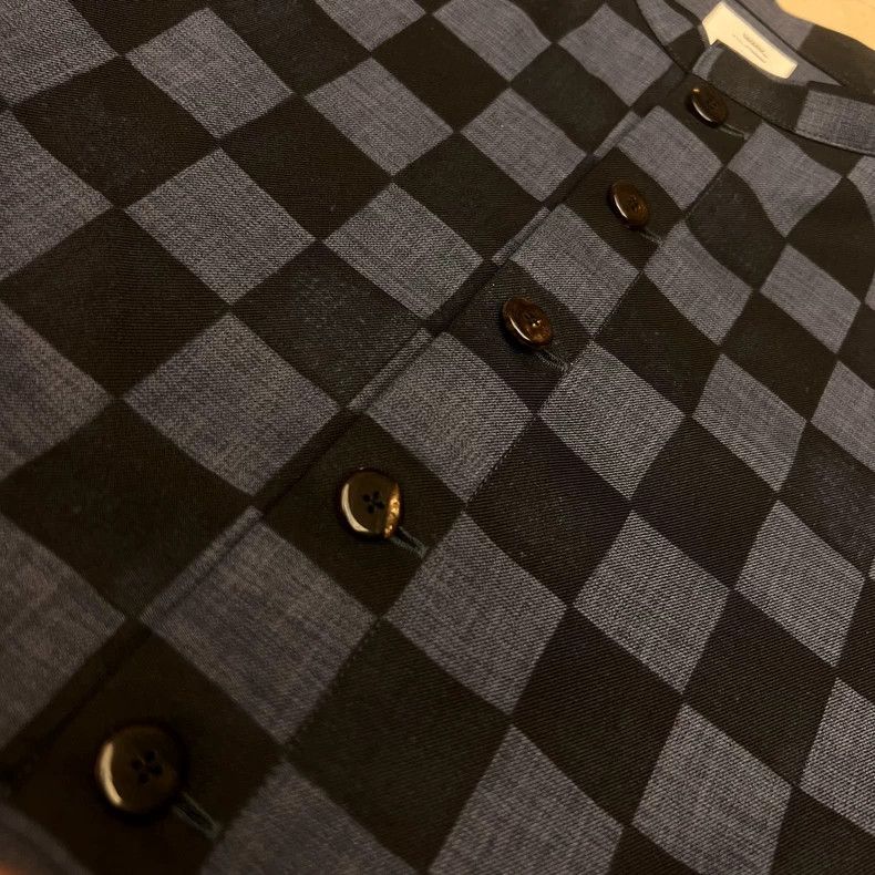Visvim visvim size 2 19aw Jakob Checkers Dress 2505-Nextarrow Size M / US 6-8 / IT 42-44 - 6 Thumbnail