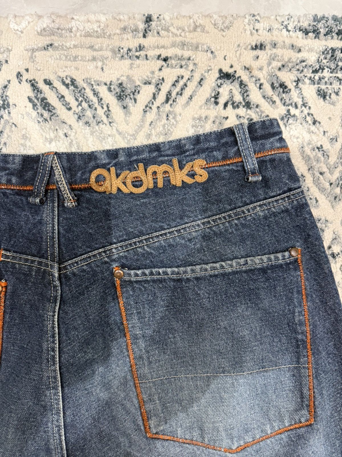 Akademiks Y2K Akademiks Baggy Fit Orange Stitched Accents Size US 36 / EU 52 - 10 Thumbnail