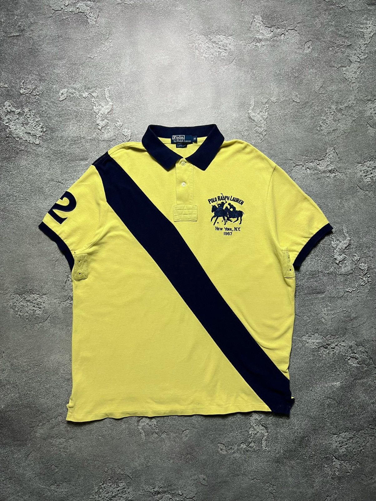 Polo Ralph Lauren Vintage Ralph Lauren Striped Chief Keef Big Pony T-Shirt Xl Size US XL / EU 56 / 4 - 1 Thumbnail