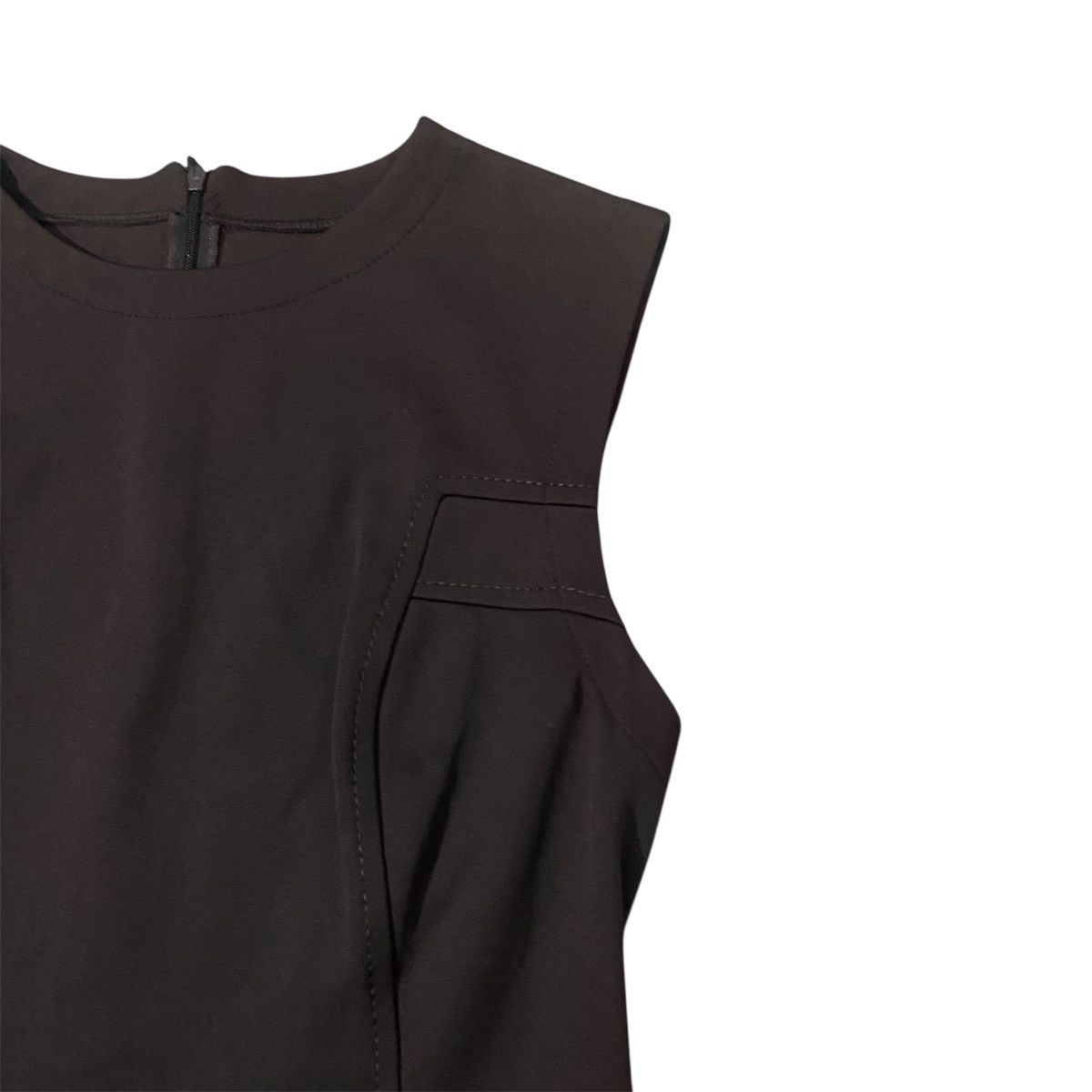 Fendi ‼️LAST DROP‼️Fendi Jeans Brown Sleeveless Dress Minimalist Size S / US 4 / IT 40 - 5 Thumbnail