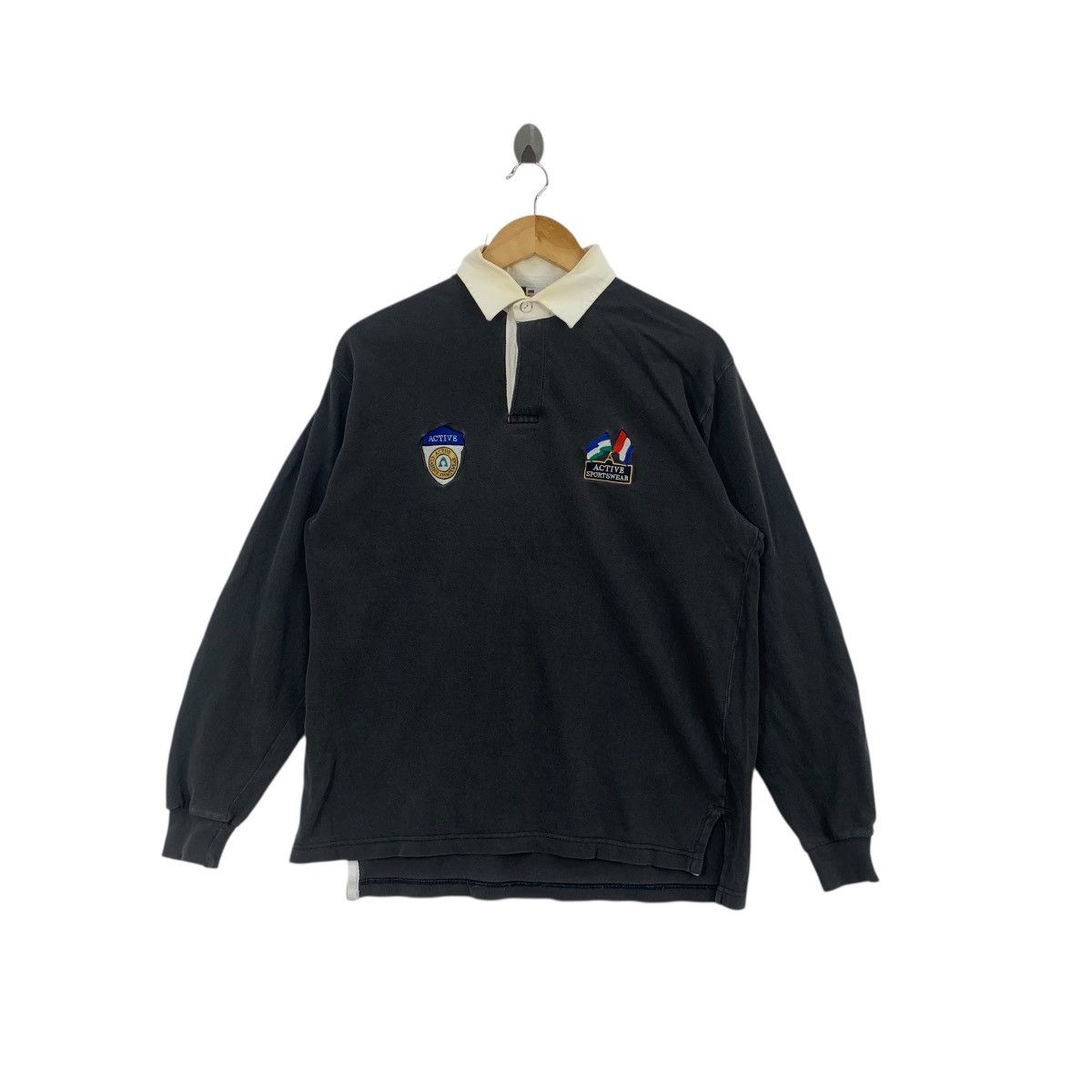 Other Vintage 90’ ACTIVE SPORTSWEAR SWISS Rugby Crest Tee Shirt Size US M / EU 48-50 / 2 - 1 Thumbnail