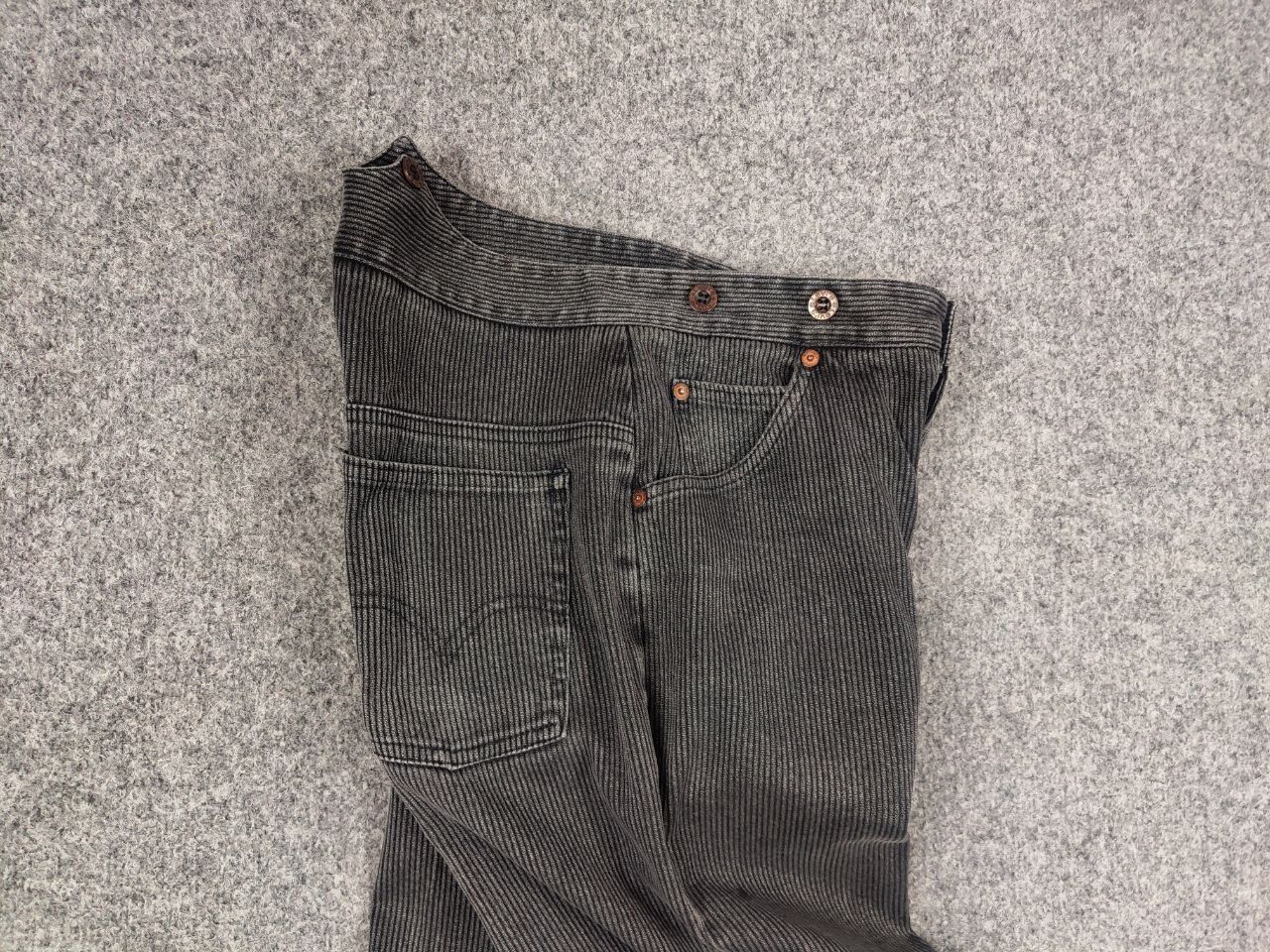 Levi's Vintage 80's levis Work Dark Faded Corduroy Trouser Pants Size US 30 / EU 46 - 9 Thumbnail