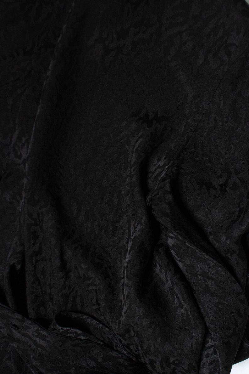 Saint Laurent Paris Saint Laurent, Black shiny and matte leopard shirt Size US M / EU 48-50 / 2 - 6 Thumbnail