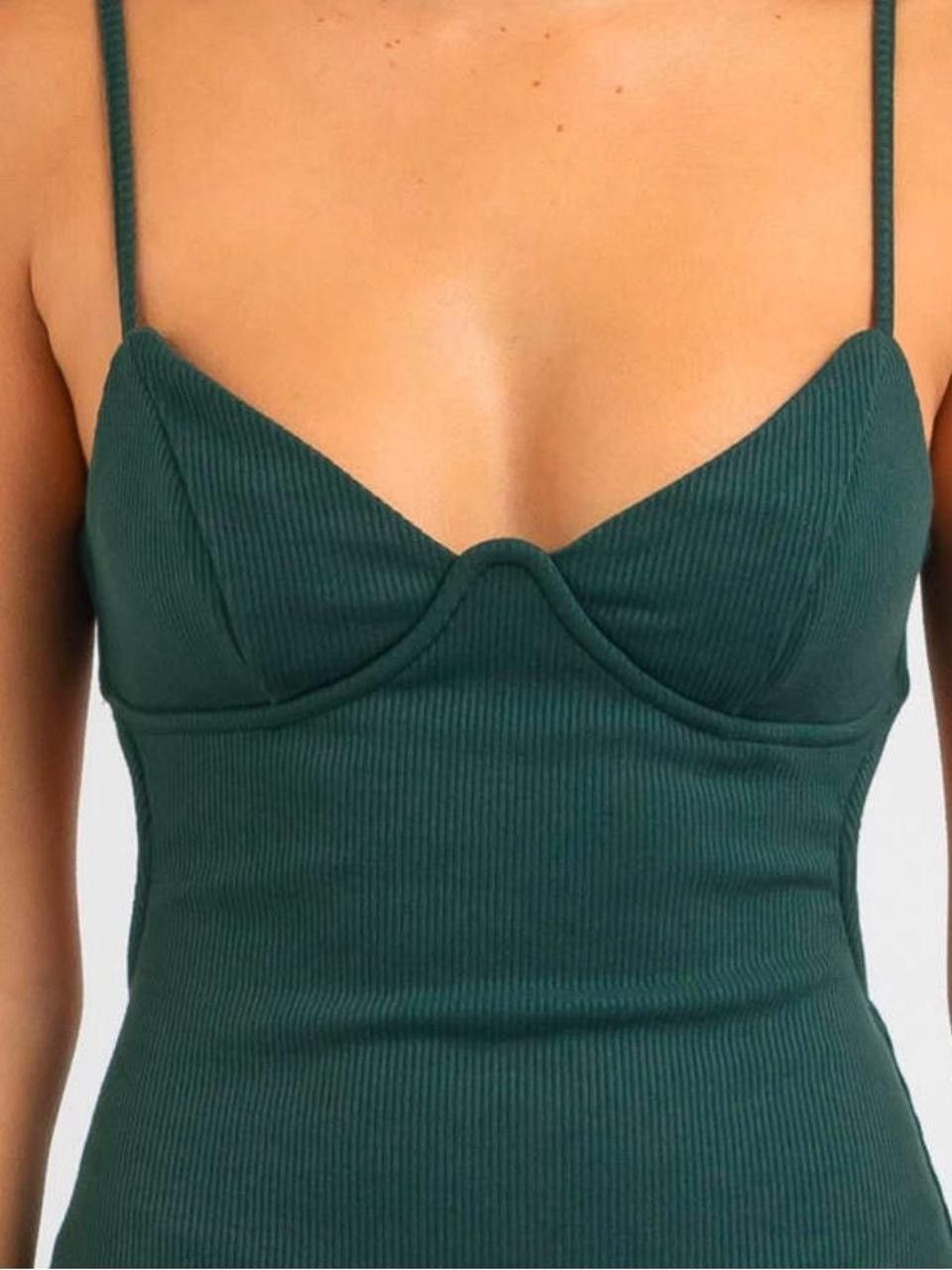 PRINCESS POLLY lucy in the sky green mini dress Size XS / US 0-2 / IT 36-38 - 4 Thumbnail