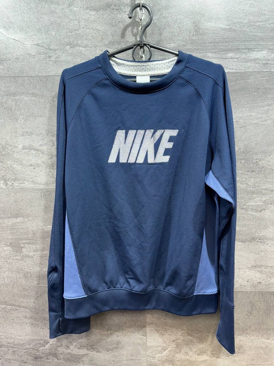 Vintage NIKE ATHLETIC 72 Vintage 2000s Navy Sweatshirt Size US M / EU 48-50 / 2 - 1 Thumbnail