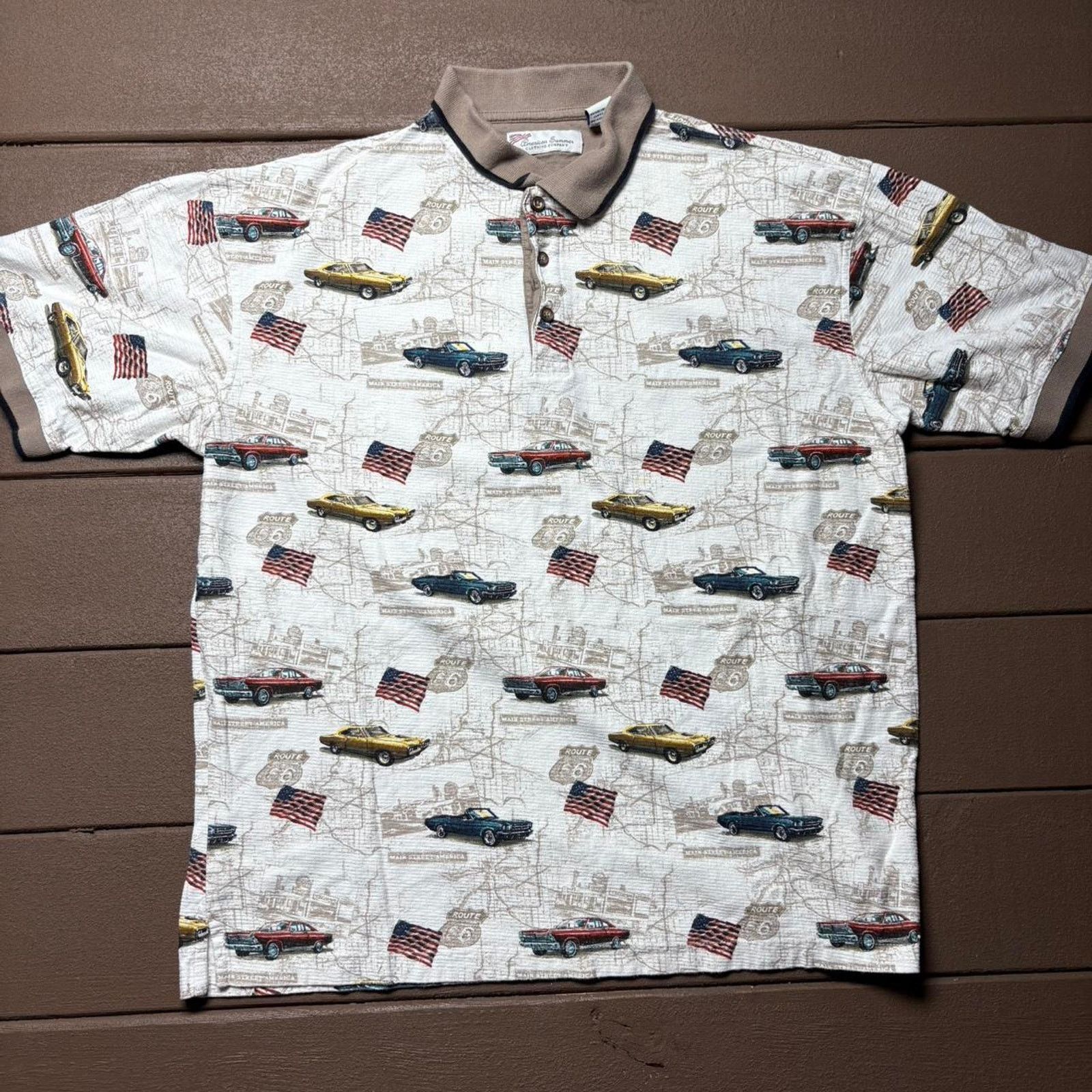 Beverly Hills Polo Club American summers car polo shirt Size US L / EU 52-54 / 3 - 1 Thumbnail