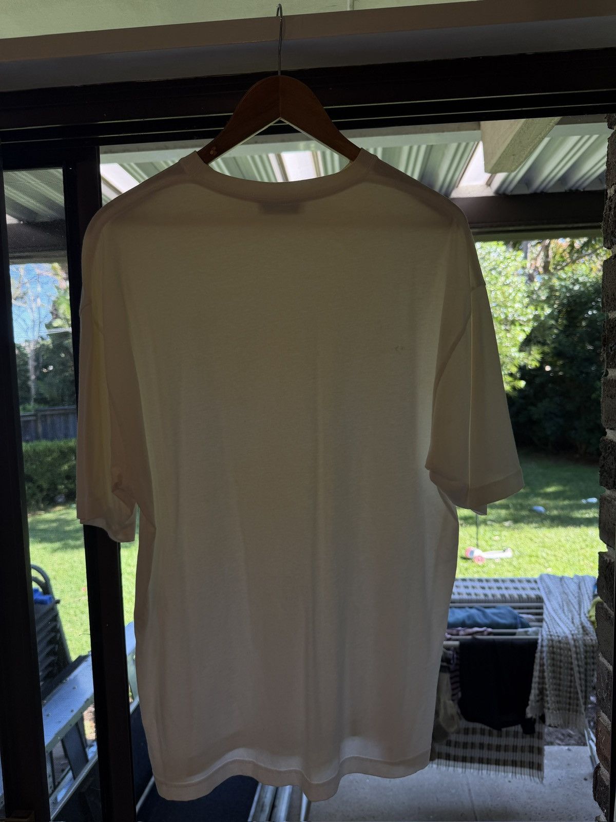 Balenciaga Baleciaga pocket logo - white Size M / US 6-8 / IT 42-44 - 2 Thumbnail