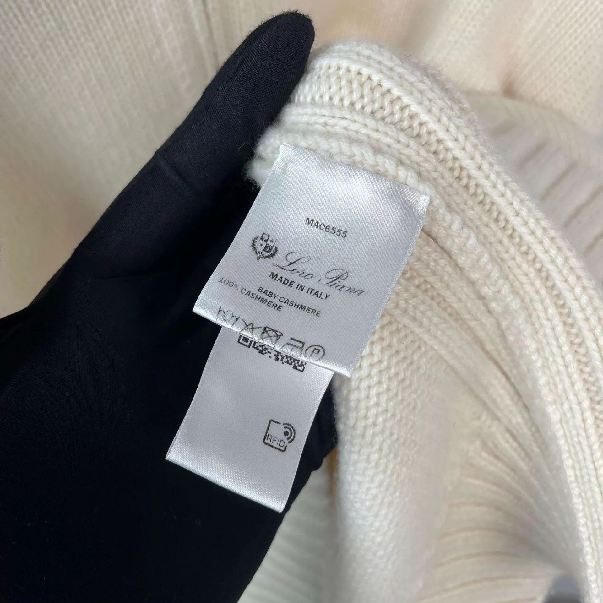 Loro Piana Loro Piana Cashmere Half-Zip Cardigan L White Size US L / EU 52-54 / 3 - 7 Thumbnail